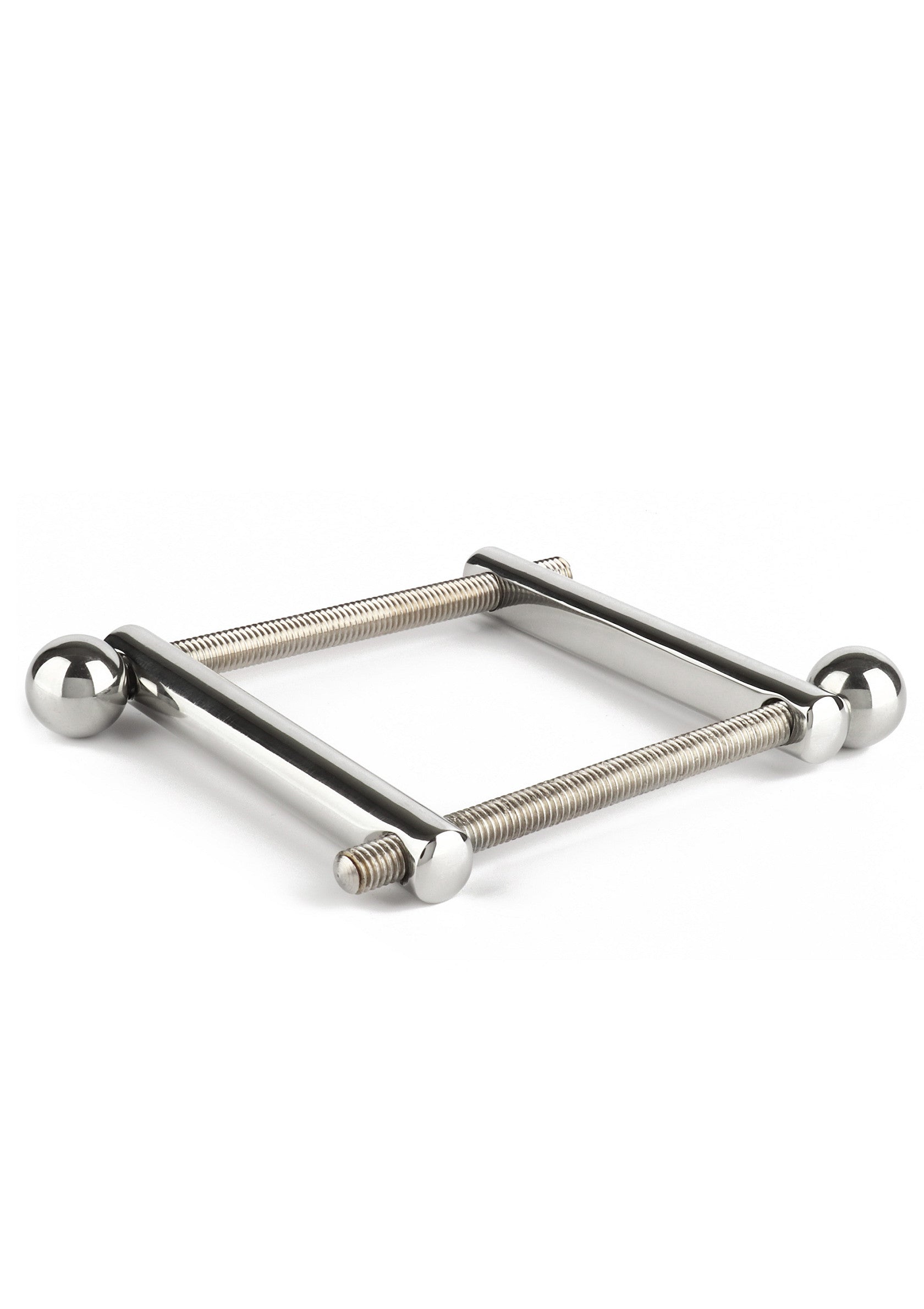 Pince mamelon en acier inoxydable réglable pour une stimulation intense.; Verstelbare tepelklem van roestvrij staal voor intense stimulatie.; Adjustable stainless steel nipple clamp for intense stimulation.