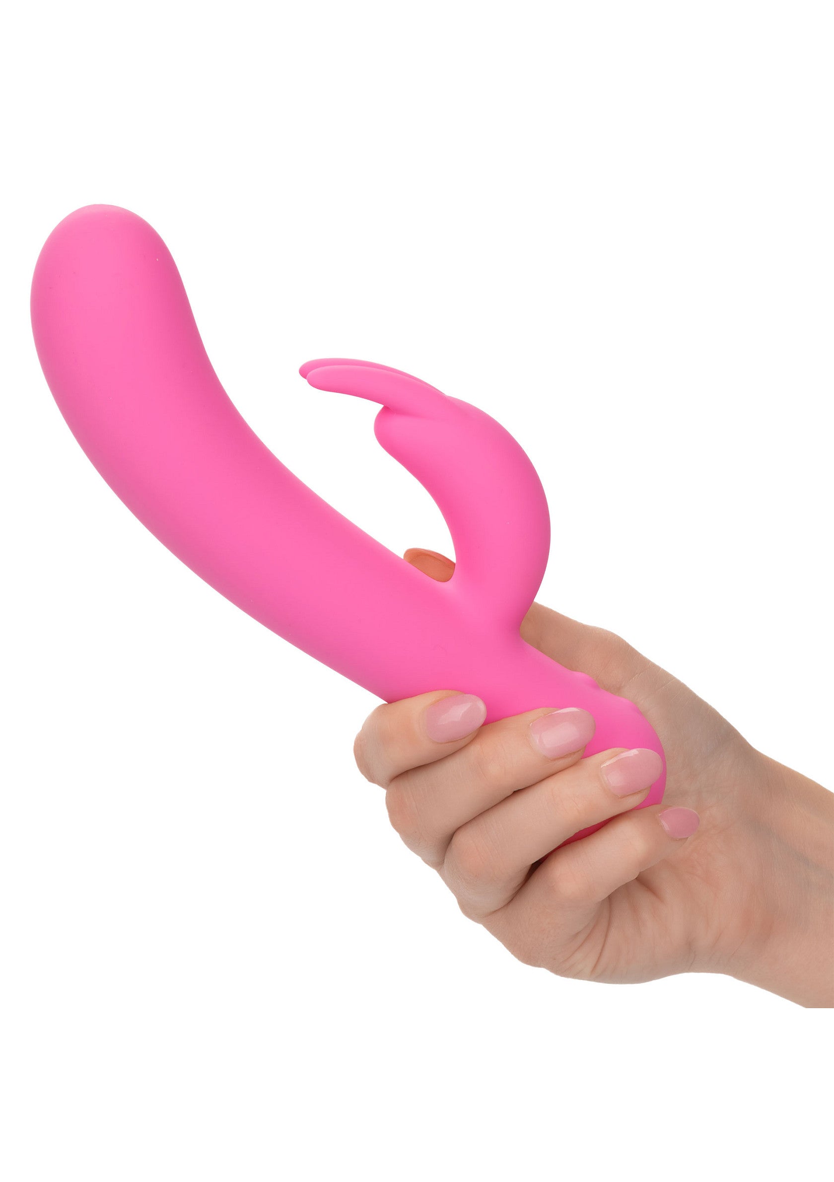 Vibromasseur rose pour une exploration sensuelle.; Roze vibrator voor sensuele exploratie.; Pink vibrator for sensual exploration.
