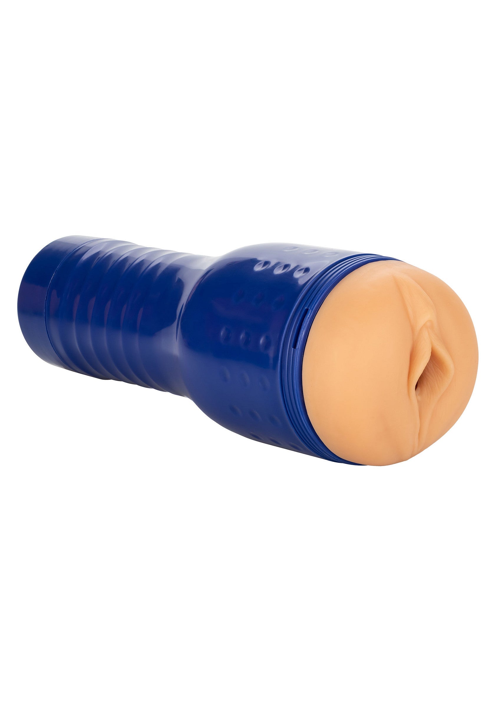 Manchon masturbatoire bleu réaliste pour une expérience intense et personnalisée.; Realistische blauwe masturbator sleeve voor een intense en persoonlijke ervaring.; Realistic blue masturbator sleeve for an intense and personalized experience.