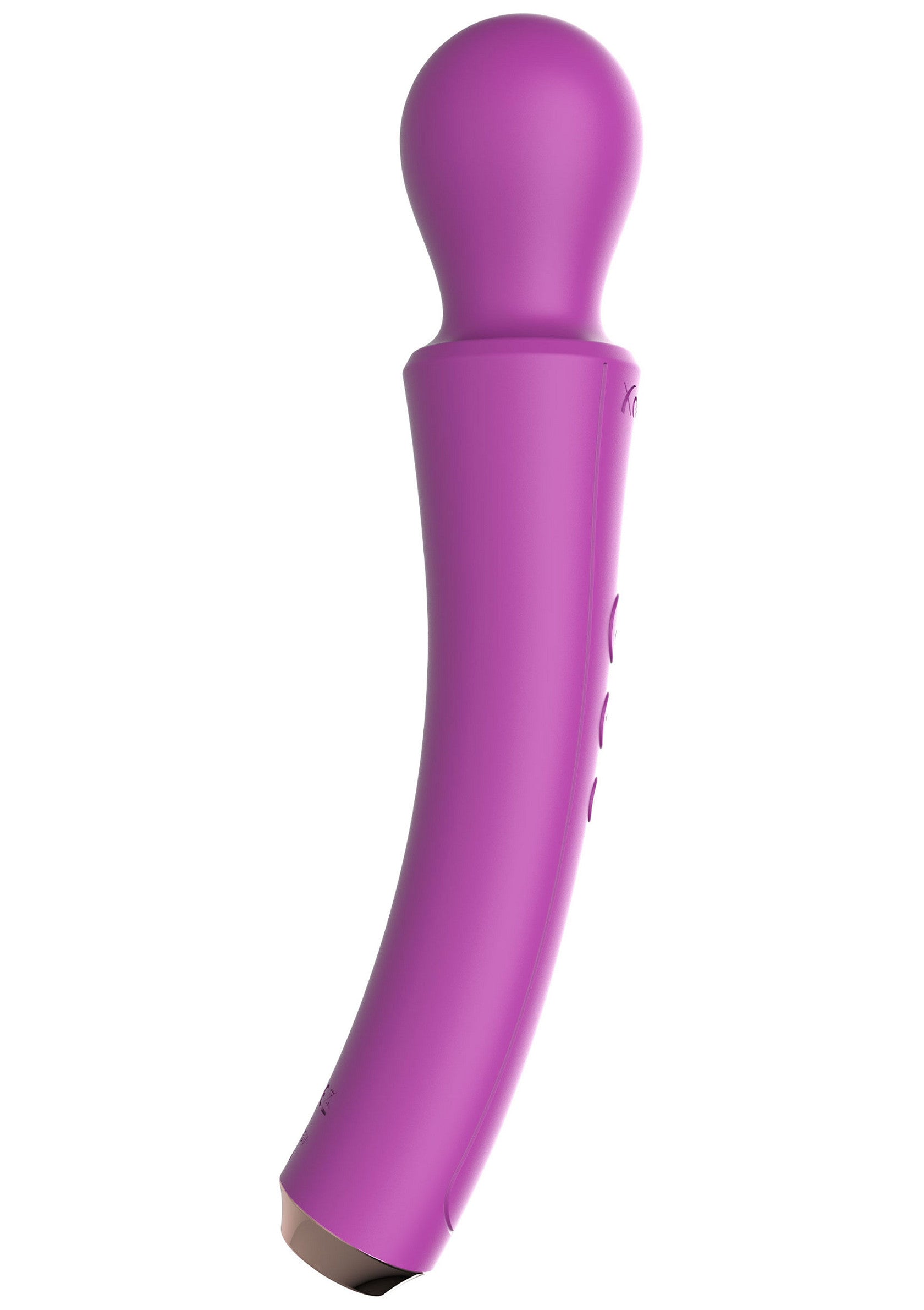 Masseur vibrant sans fil violet pour le bien-être personnel. Design ergonomique et facile à utiliser.; Paarse draadloze vibrerende massager voor persoonlijk welzijn. Ergonomisch ontwerp en gemakkelijk te gebruiken.; Purple wireless vibrating massager for personal wellness. Ergonomic design and easy to use.