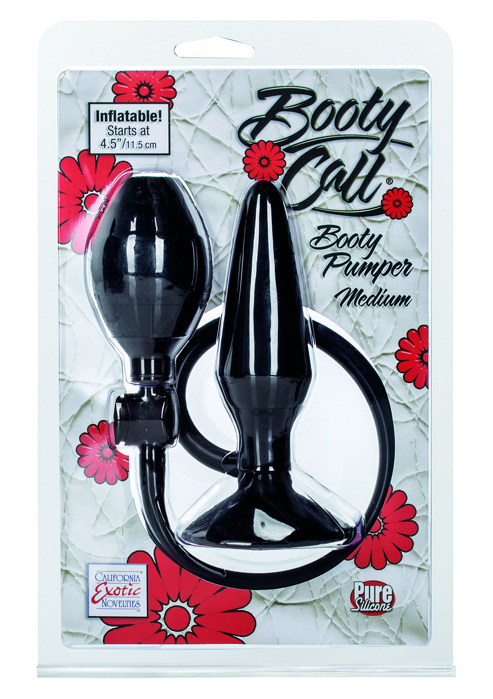 Plug anal gonflable 'Booty Call'. Stimulation anale avec pompe pour un plaisir intense. Taille Medium.; Opblaasbare anale plug 'Booty Call'. Anale stimulatie met pomp voor intens plezier. Medium formaat.; Inflatable 'Booty Call' anal plug. Anal stimulation with pump for intense pleasure. Medium size.