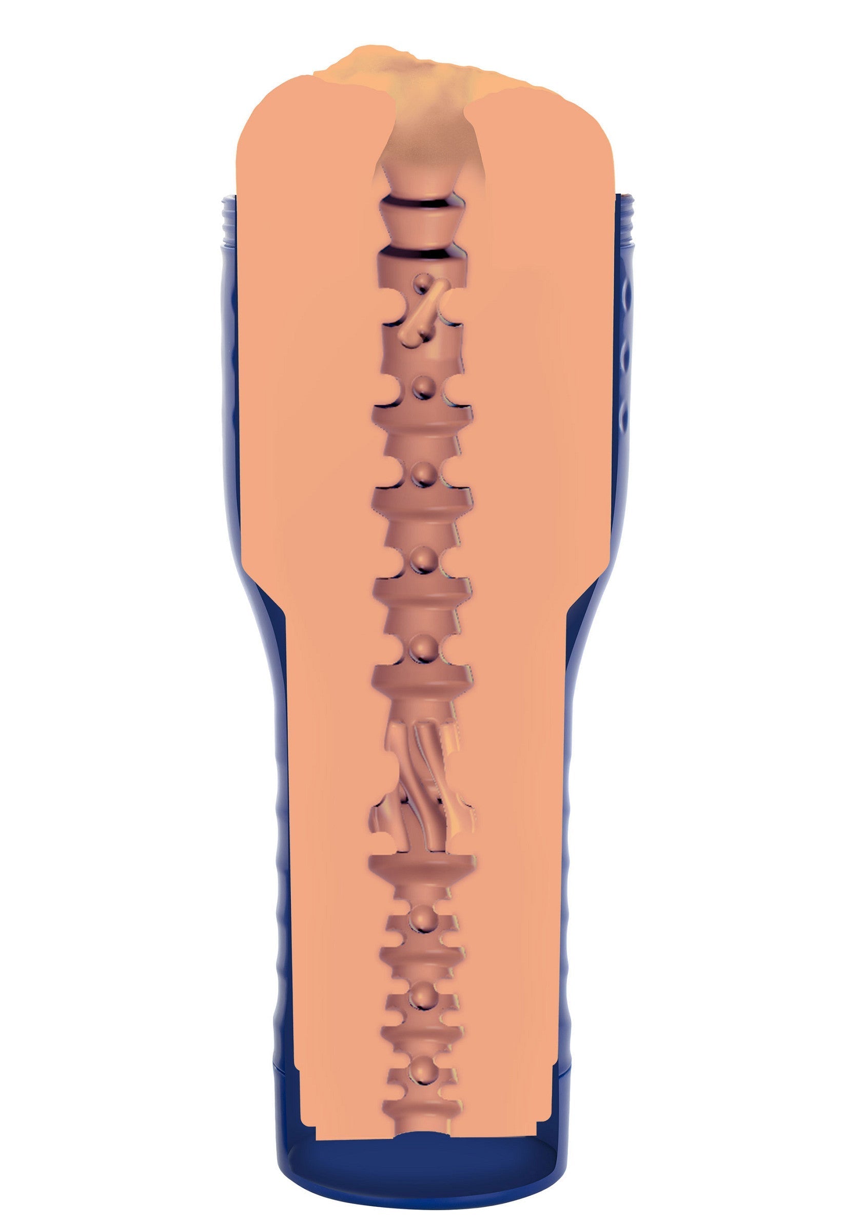 Manchon de plaisir texturé pour des sensations intenses et personnalisables. Plaisir ultime garanti!; Getextureerde masturbator voor intense, aanpasbare sensaties. Ultiem genot gegarandeerd!; Textured stroker for intense, customizable sensations. Ultimate pleasure guaranteed!