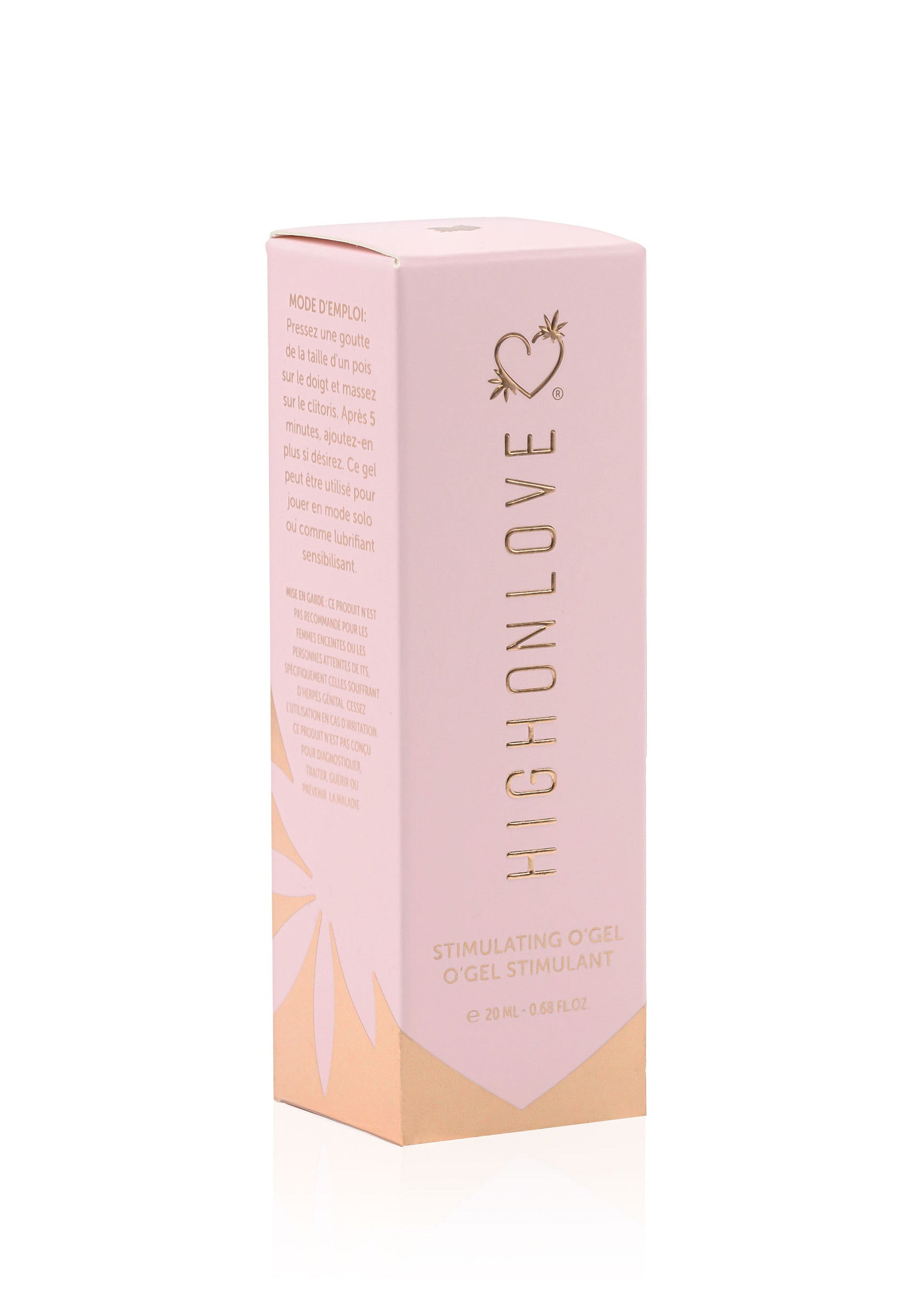 HighOnLove O'Gel Stimulant pour femme. Stimulez votre plaisir.; HighOnLove O'Gel stimulerende gel voor vrouwen. Stimuleer je genot.; HighOnLove Stimulating O Gel for women. Stimulate your pleasure.