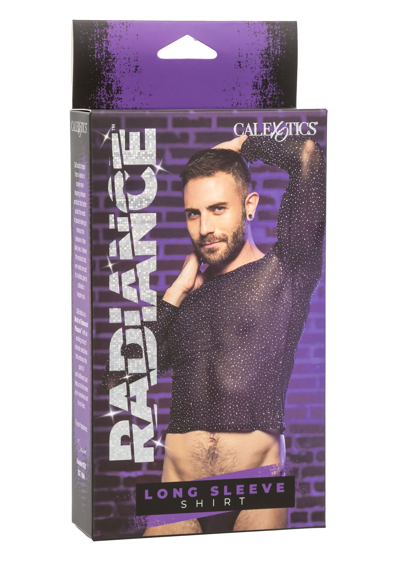 Calexotics Radiance chemise manches longues pour homme. Look scintillant garanti !; Calexotics Radiance heren shirt met lange mouwen. Gegarandeerd een glinsterende look!; Calexotics Radiance men's long sleeve shirt. Guaranteed a shimmering look!