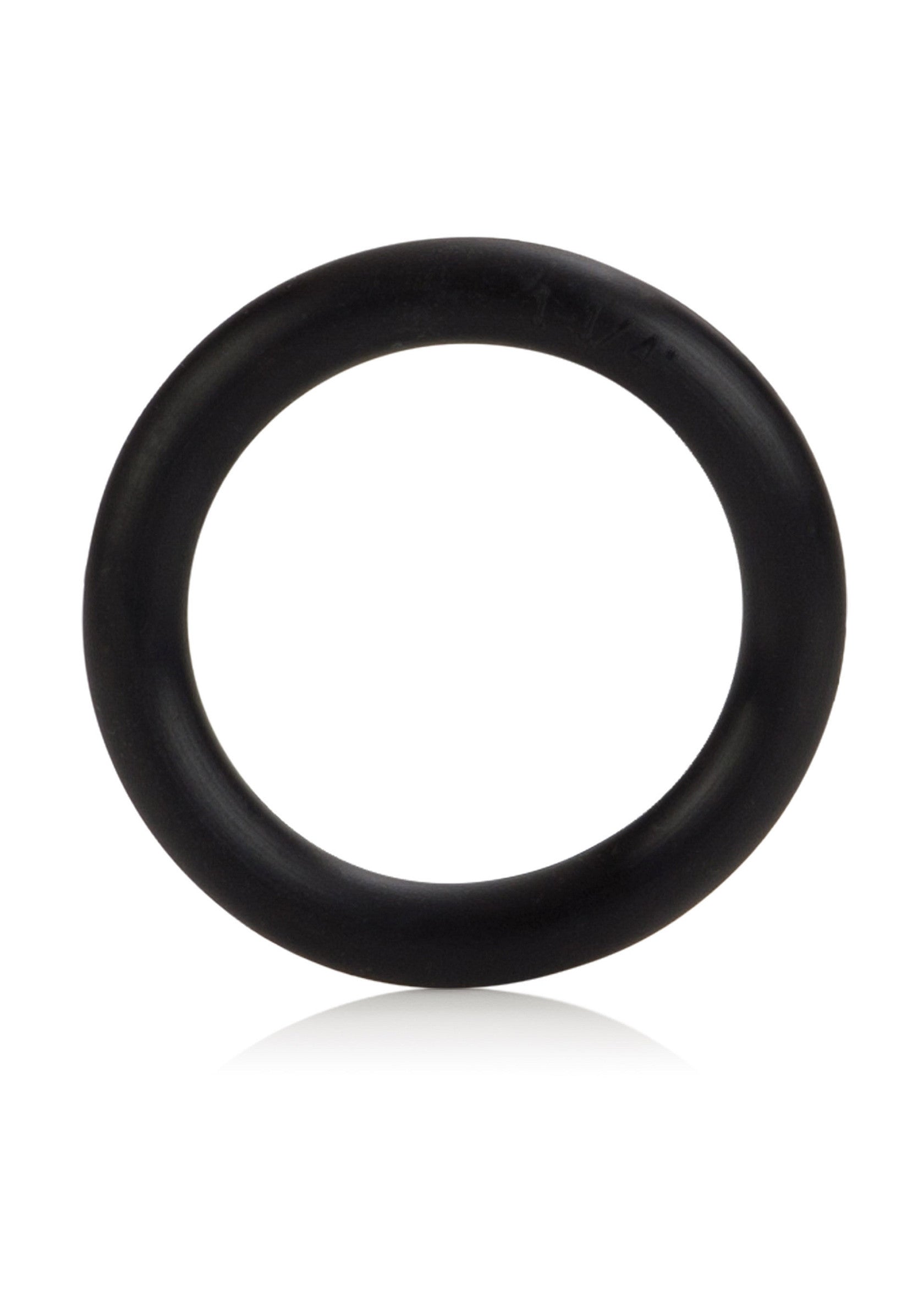 Anneau pénien noir pour une érection plus dure et plus longue.; Zwarte penisring voor een hardere en langere erectie.; Black cock ring for a harder, longer lasting erection.