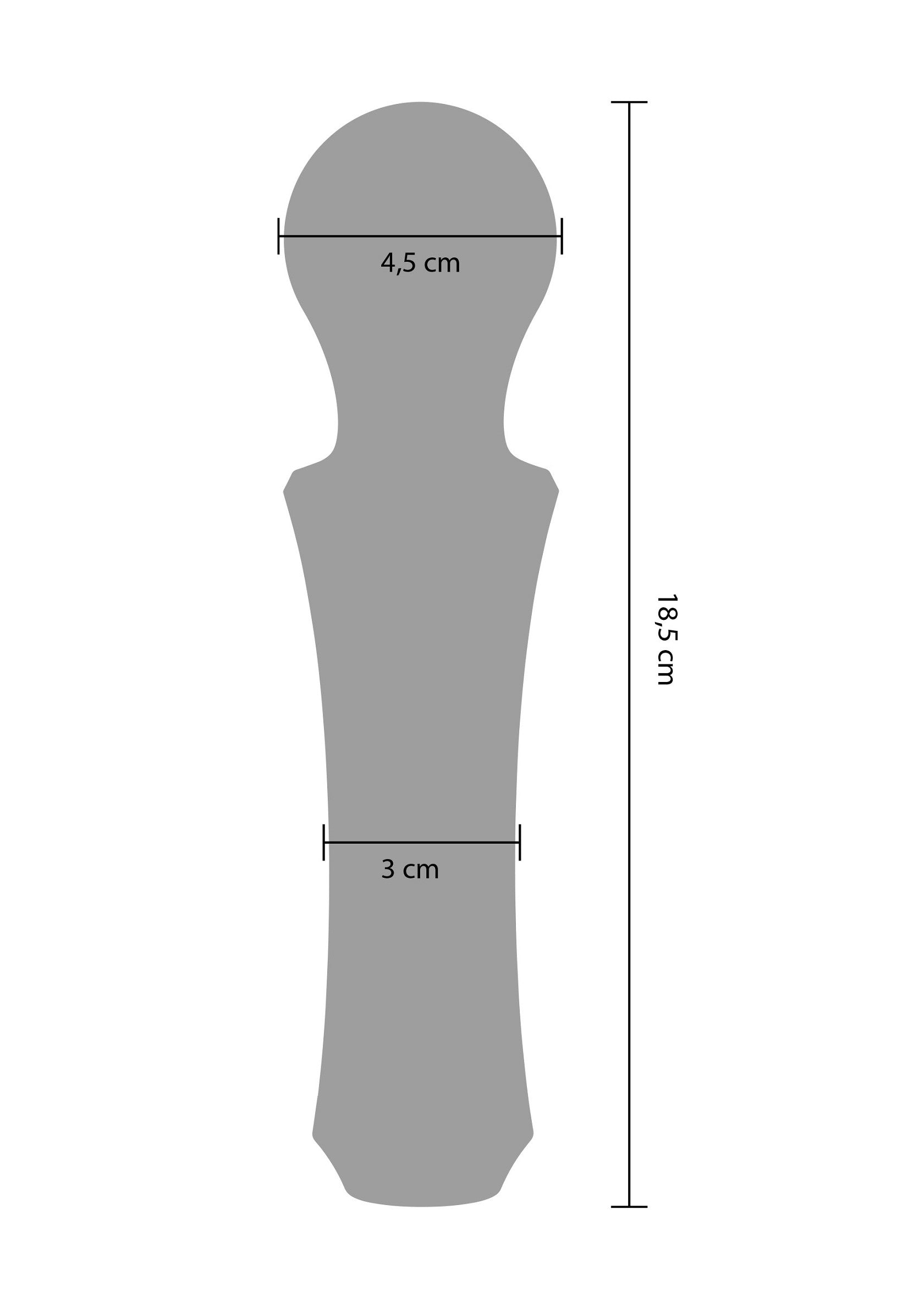 Gabarit de couture avec des mesures. Idéal pour les projets de couture précis. Dimensions : 18,5 cm de hauteur, 4,5 cm et 3 cm de largeur.; Naaisjabloon met afmetingen. Ideaal voor precieze naaiprojecten. Afmetingen: 18,5 cm hoog, 4,5 cm en 3 cm breed.; Sewing template with measurements. Ideal for precise sewing projects. Dimensions: 18.5 cm height, 4.5 cm and 3 cm width.