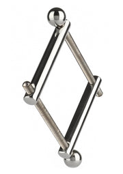 Pince à téton ajustable en acier inoxydable. Intensifiez votre plaisir avec cet accessoire de bondage. Serrage réglable pour un maximum de sensations.; Verstelbare tepelklem van roestvrij staal. Intensifieer je plezier met dit bondage-accessoire. Verstelbare spanning voor maximale sensaties.; Adjustable stainless steel nipple clamp. Intensify your pleasure with this bondage accessory. Adjustable tension for maximum sensations.