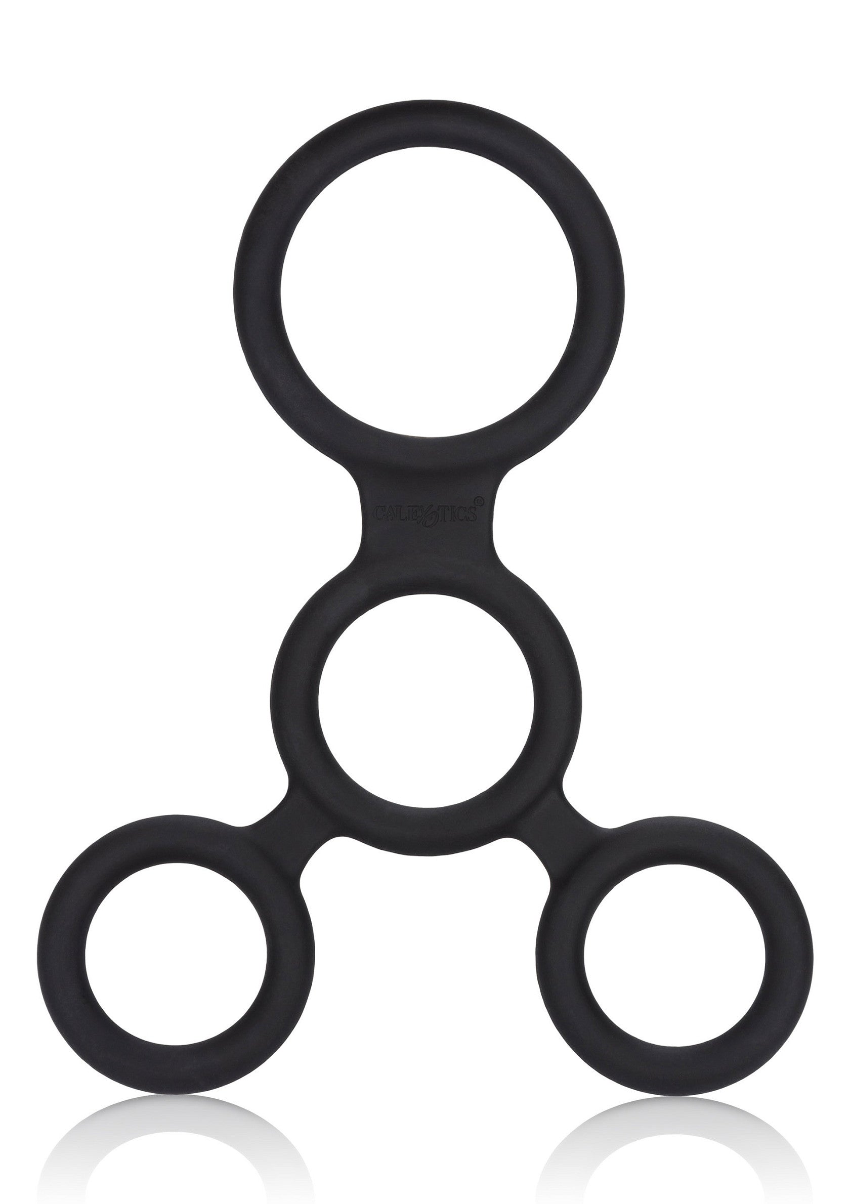 Anneau pénien noir pour plus de plaisir et d'érection longue durée. Jouet sexuel pour adultes.; Zwarte penisring voor meer plezier en een langdurige erectie. Seksspeeltje voor volwassenen.; Black penis ring for enhanced pleasure and long-lasting erection. Adult sex toy.