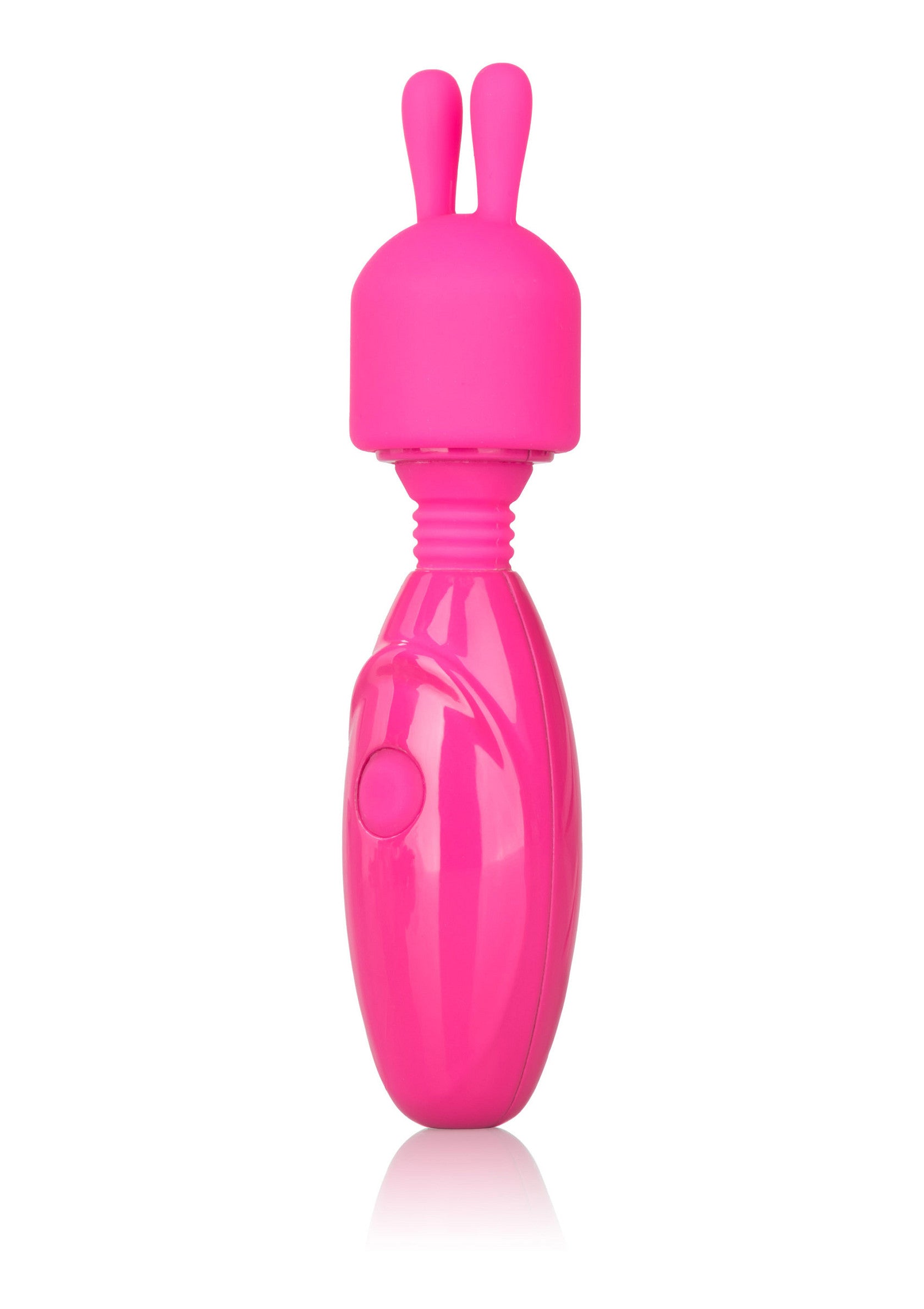 Vibromasseur rose en forme de lapin pour une stimulation intense et ludique.; Roze vibrator in de vorm van een konijn voor intense en speelse stimulatie.; Pink rabbit-shaped vibrator for intense and playful stimulation.