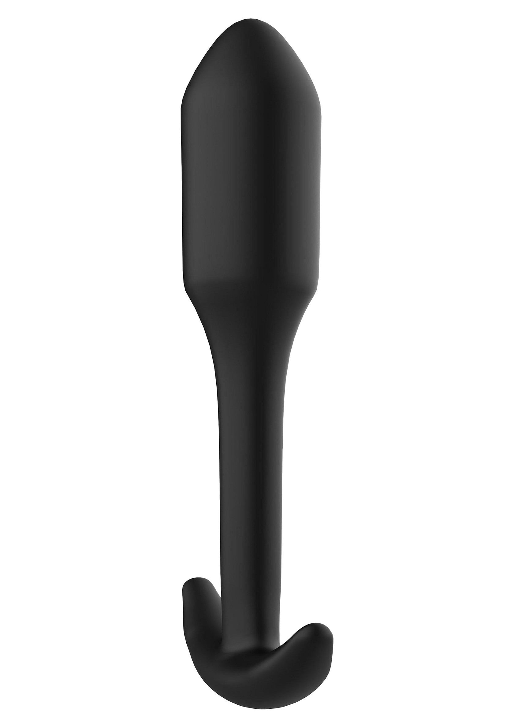 Plug anal noir lisse pour une expérience confortable et sensuelle. Design ergonomique avec base en forme de T pour une insertion facile.; Gladde zwarte anale plug voor een comfortabele en sensuele ervaring. Ergonomisch ontwerp met T-vormige basis voor gemakkelijke inbreng.; Smooth black anal plug for a comfortable and sensual experience. Ergonomic design with T-shaped base for easy insertion.