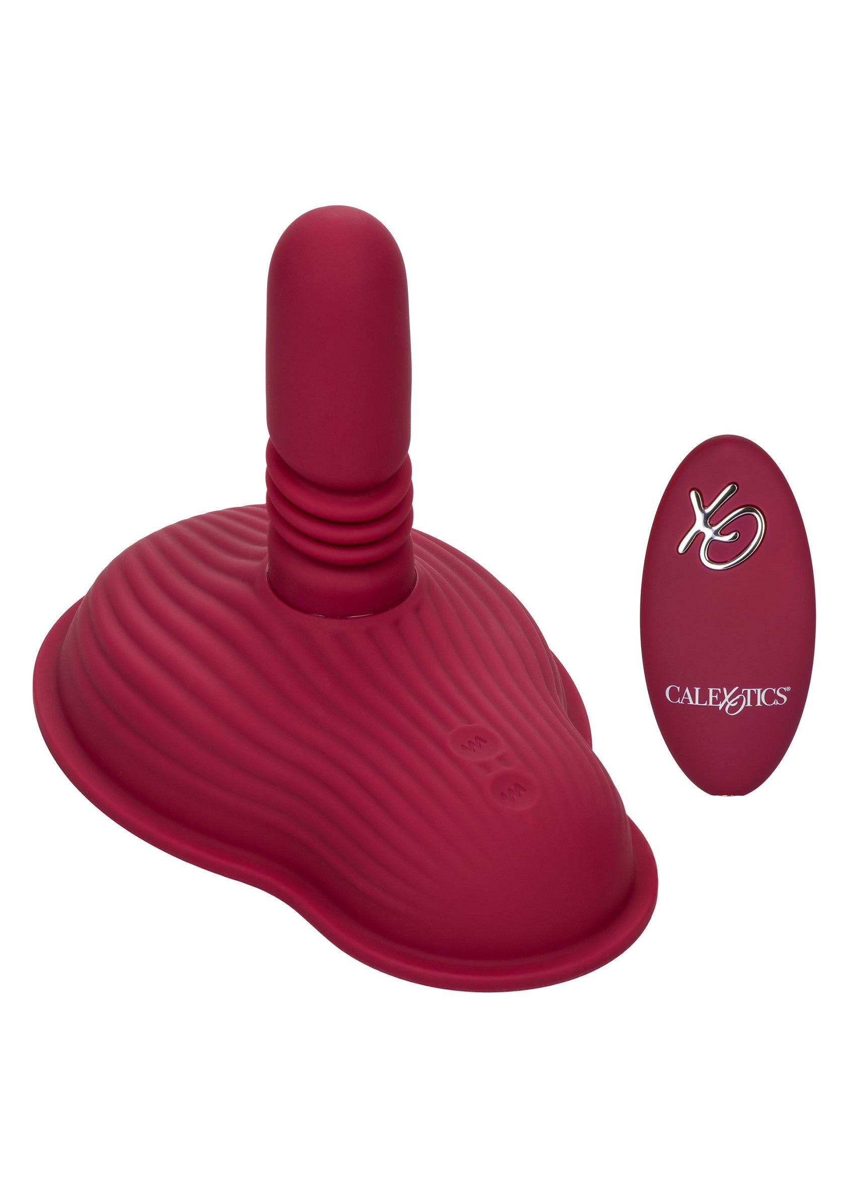 Masseur clitoridien vibrant CalExotics en silicone lisse avec télécommande sans fil pour une stimulation ciblée. Plaisir assuré !; CalExotics vibrerende clitorismassager van gladde siliconen met draadloze afstandsbediening voor gerichte stimulatie. Gegarandeerd plezier!; CalExotics vibrating clitoral massager made of smooth silicone with wireless remote control for targeted stimulation. Guaranteed fun!