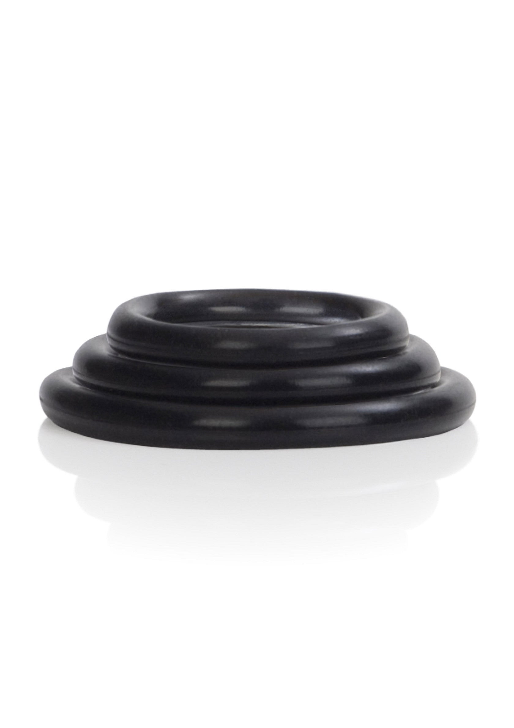 Anneaux péniens noirs pour le plaisir et l'endurance améliorés. Ajustement confortable. ; Zwarte penisringen voor verbeterd plezier en uithoudingsvermogen. Comfortabele pasvorm.; Black cock rings for enhanced pleasure and stamina. Comfortable fit. 