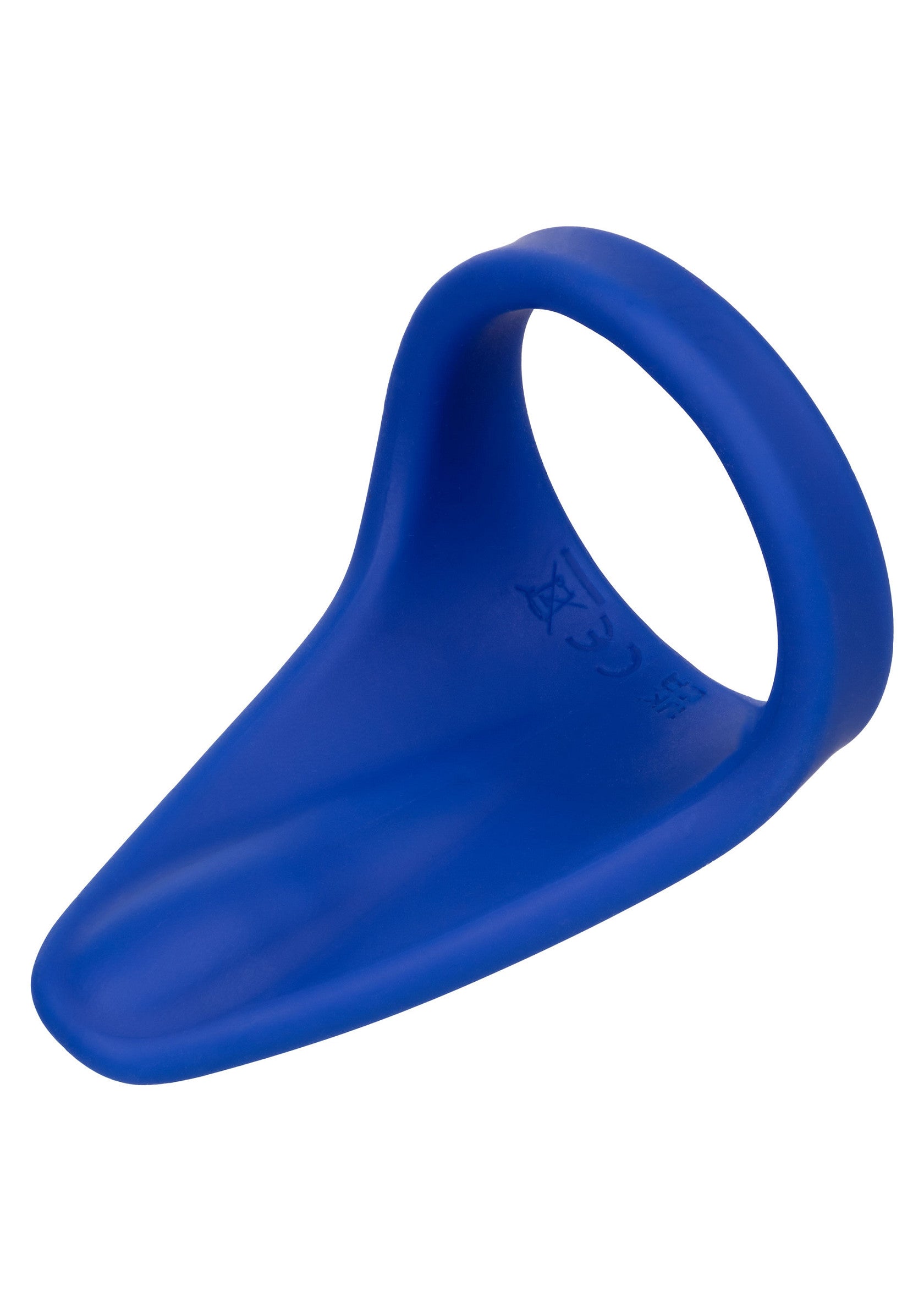 Anneau vibrant bleu pour une expérience intense et prolongée. Confortable et discret.; Blauwe vibrerende ring voor een intense en langdurige ervaring. Comfortabel en discreet.; Blue vibrating cock ring for intense, prolonged pleasure. Comfortable and discreet.