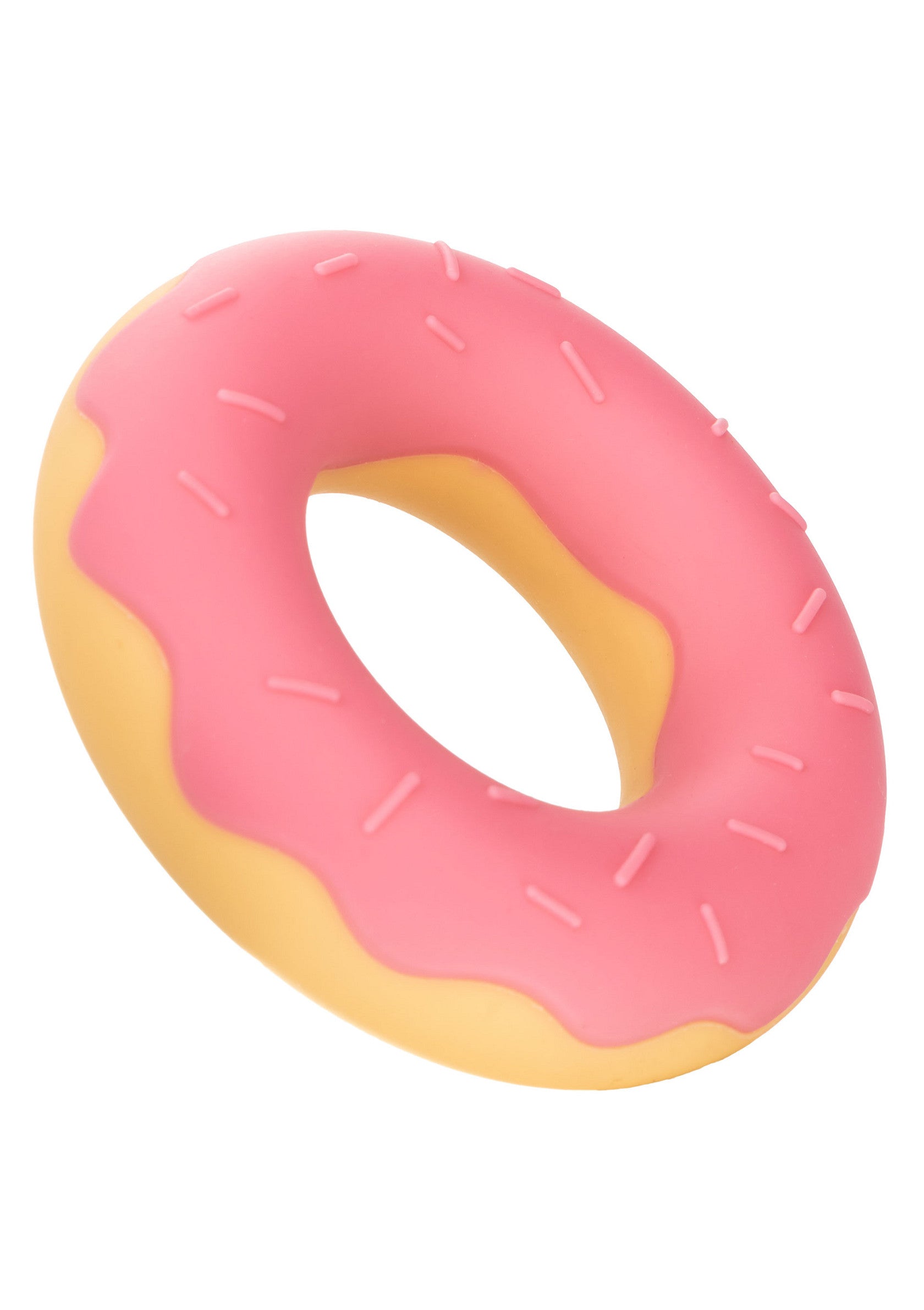 Beignet rose amusant avec des vermicelles. Parfait pour s'amuser et jouer!; Leuke roze donut met sprinkles. Perfect voor plezier en spel!; Fun pink donut with sprinkles. Perfect for fun and play!