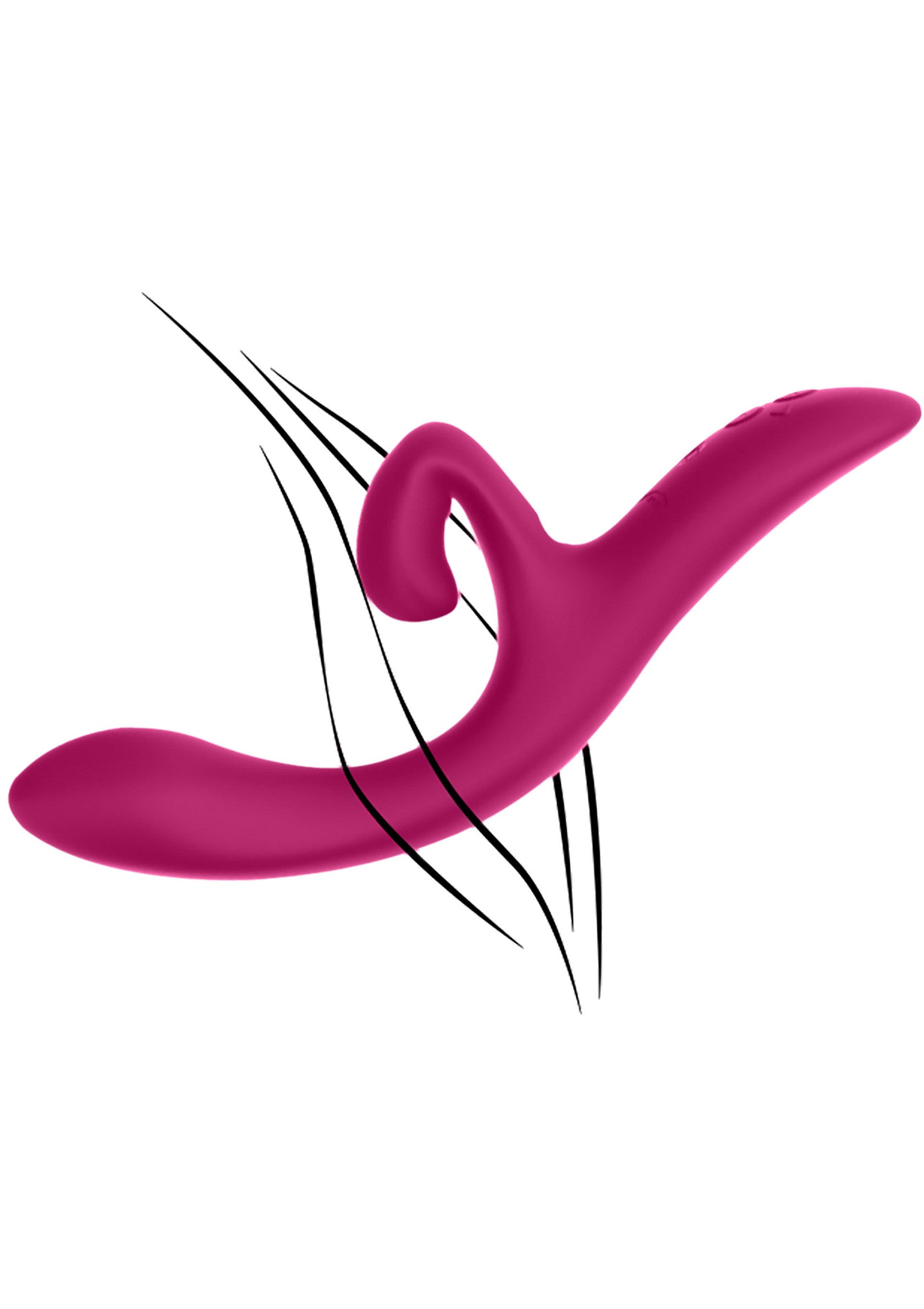 Vibromasseur rose vibrant avec plusieurs modes de plaisir, conçu pour stimuler les zones érogènes et offrir une expérience intense.; Vibrerende roze vibrator met meerdere genotsstanden, ontworpen om erogene zones te stimuleren en een intense ervaring te bieden.; Vibrating pink vibrator with multiple pleasure modes, designed to stimulate erogenous zones and offer an intense experience.