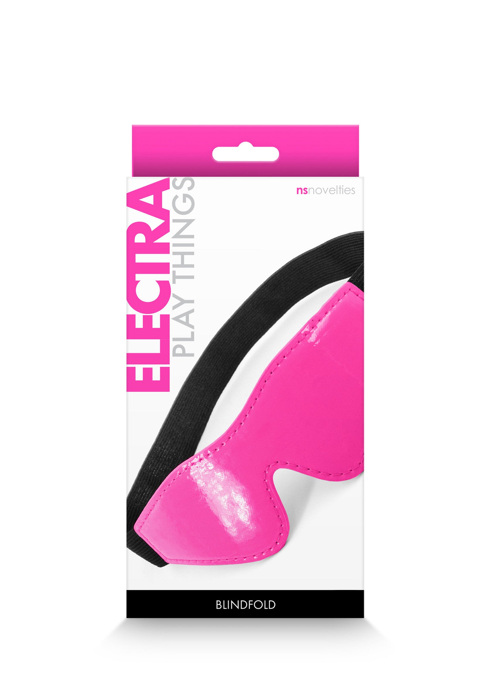Bandage pour les yeux Electra Play Things pour adultes. Rose éclatant, parfait pour les jeux de rôle et l'excitation sensorielle.; Electra Play Things blinddoek voor volwassenen. Felroze, perfect voor rollenspellen en sensuele prikkeling.; Electra Play Things adult blindfold. Bright pink, perfect for role play and sensory excitement.