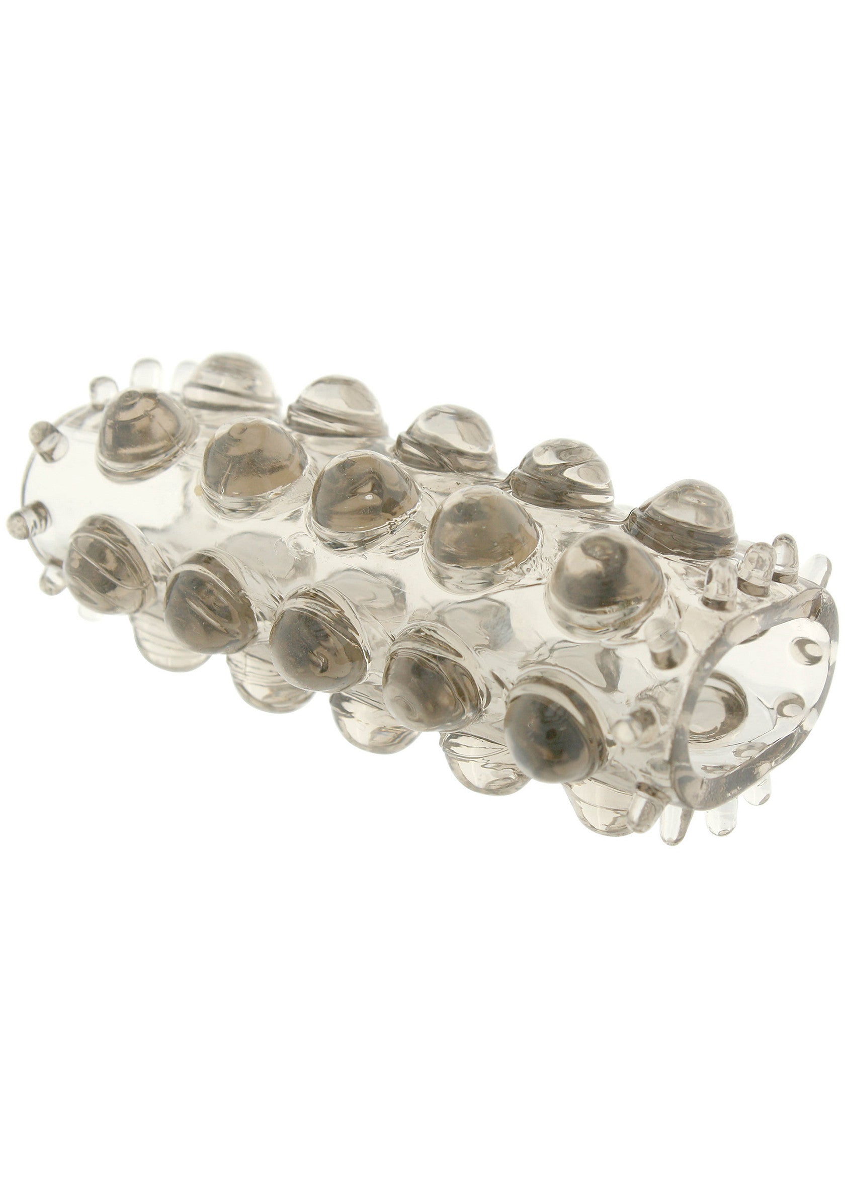 Anneau pénien texturé transparent pour plus de sensations. Améliorez le plaisir avec ce stimulateur !; Transparante penisring met textuur voor extra sensaties. Verbeter het genot met deze stimulator!; Textured clear penis ring for extra sensations. Enhance pleasure with this stimulator!