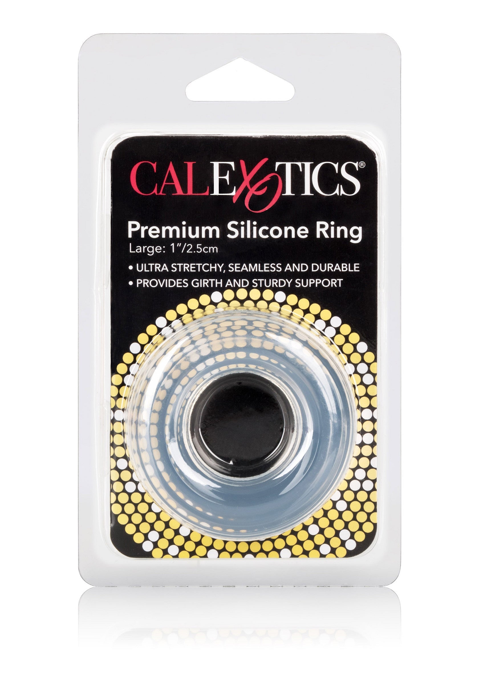 Anneau pénien en silicone CalExotics de qualité supérieure pour plus de plaisir et de soutien. Taille 1"/2.5cm.; CalExotics premium siliconen penisring voor extra genot en ondersteuning. Maat 1"/2.5cm.; CalExotics premium silicone cock ring for added pleasure and support. Size 1"/2.5cm.