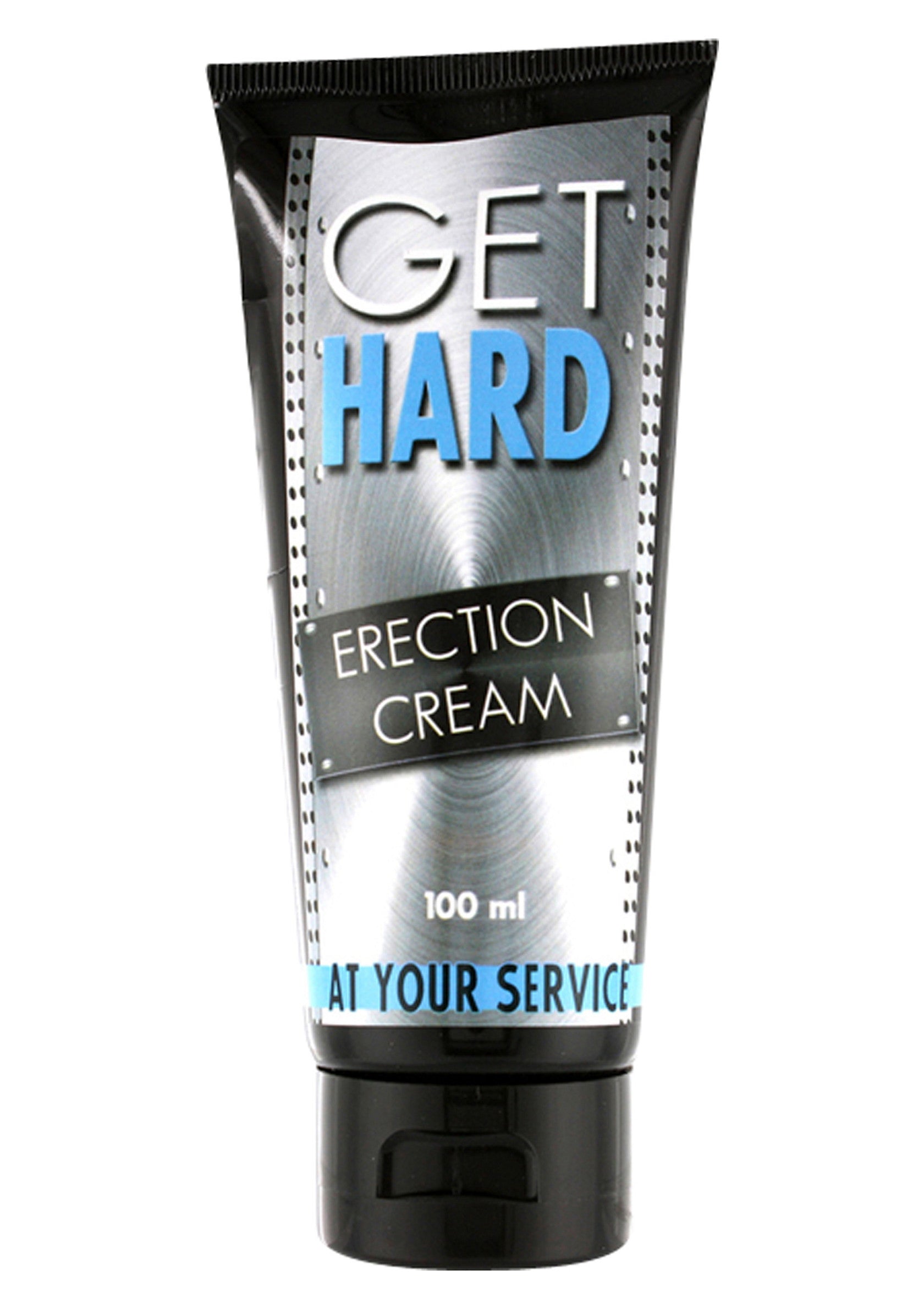 Crème érectile "Get Hard" 100ml pour une érection plus dure et durable. À votre service!; "Get Hard" erectiecrème 100ml voor een hardere en langdurige erectie. Tot uw dienst!; "Get Hard" erection cream 100ml for a harder, longer-lasting erection. At your service!