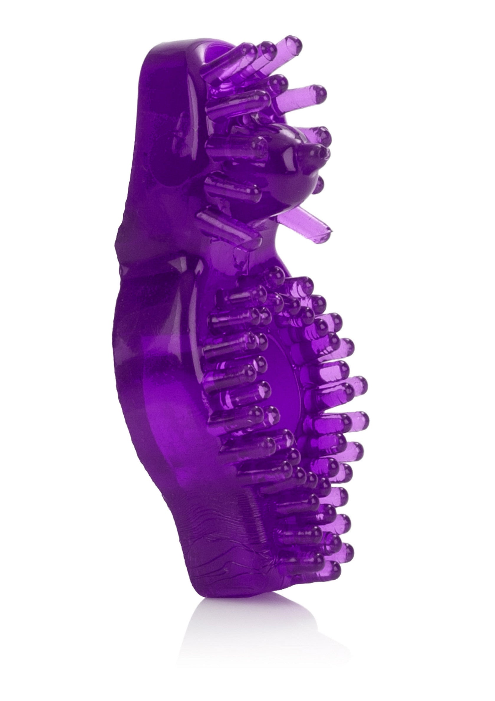 Manchon vibrant violet texturé pour des sensations intenses. Plaisir garanti!; Paarse vibrerende sleeve met textuur voor intense sensaties. Gegarandeerd plezier!; Textured purple vibrating sleeve for intense sensations. Guaranteed pleasure!
