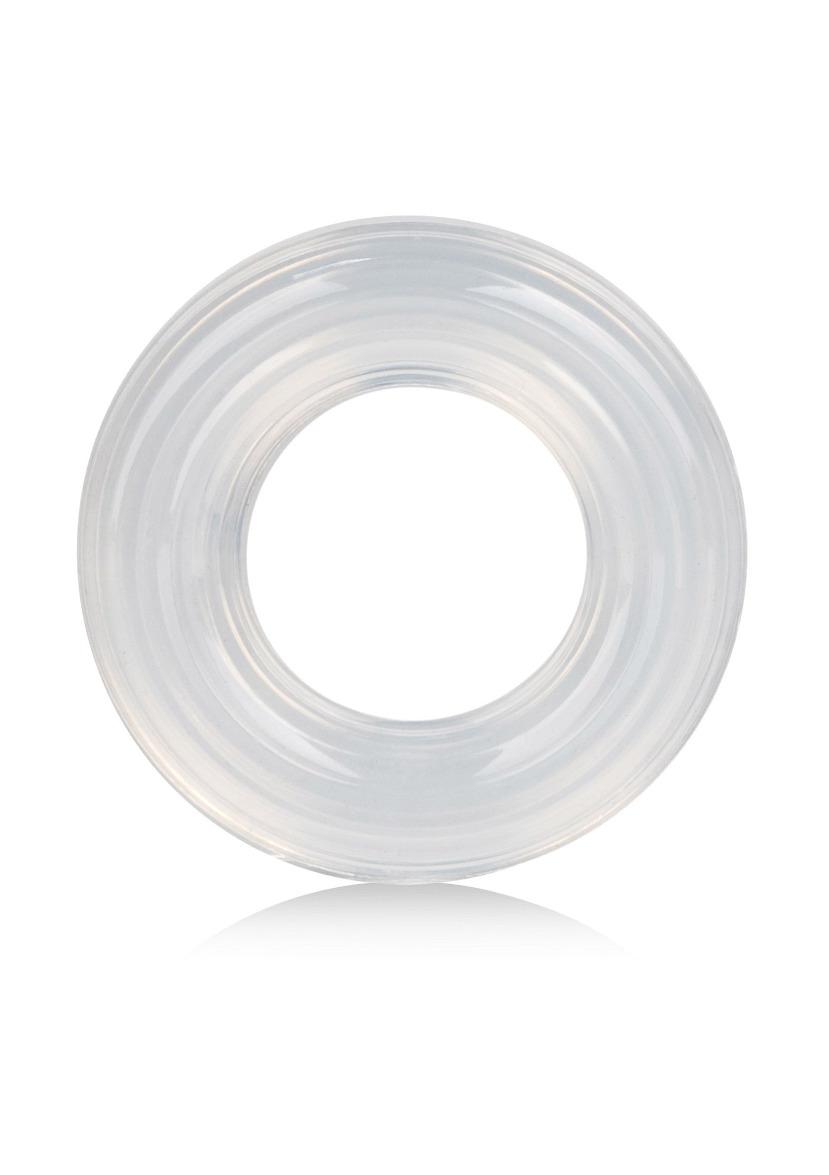 Anneau pénien transparent pour plus de plaisir et de sensations.; Transparante penisring voor meer plezier en sensaties.; Transparent cock ring for enhanced pleasure & sensations.