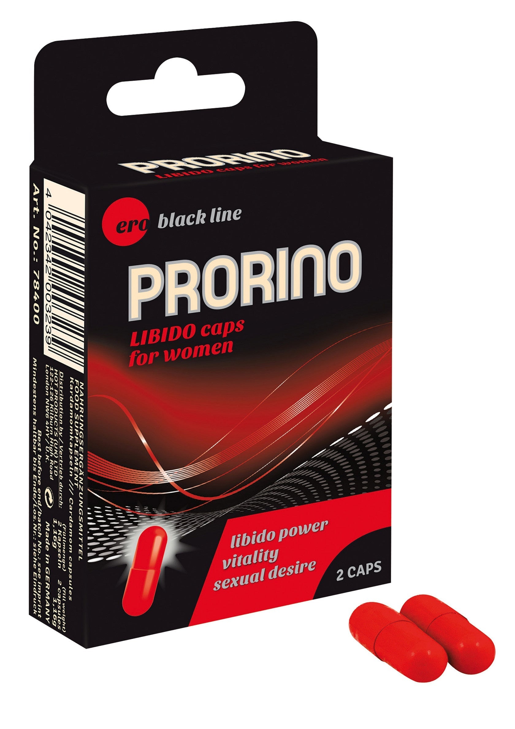 HOT Prorino Libido Caps For Women 2 pcs