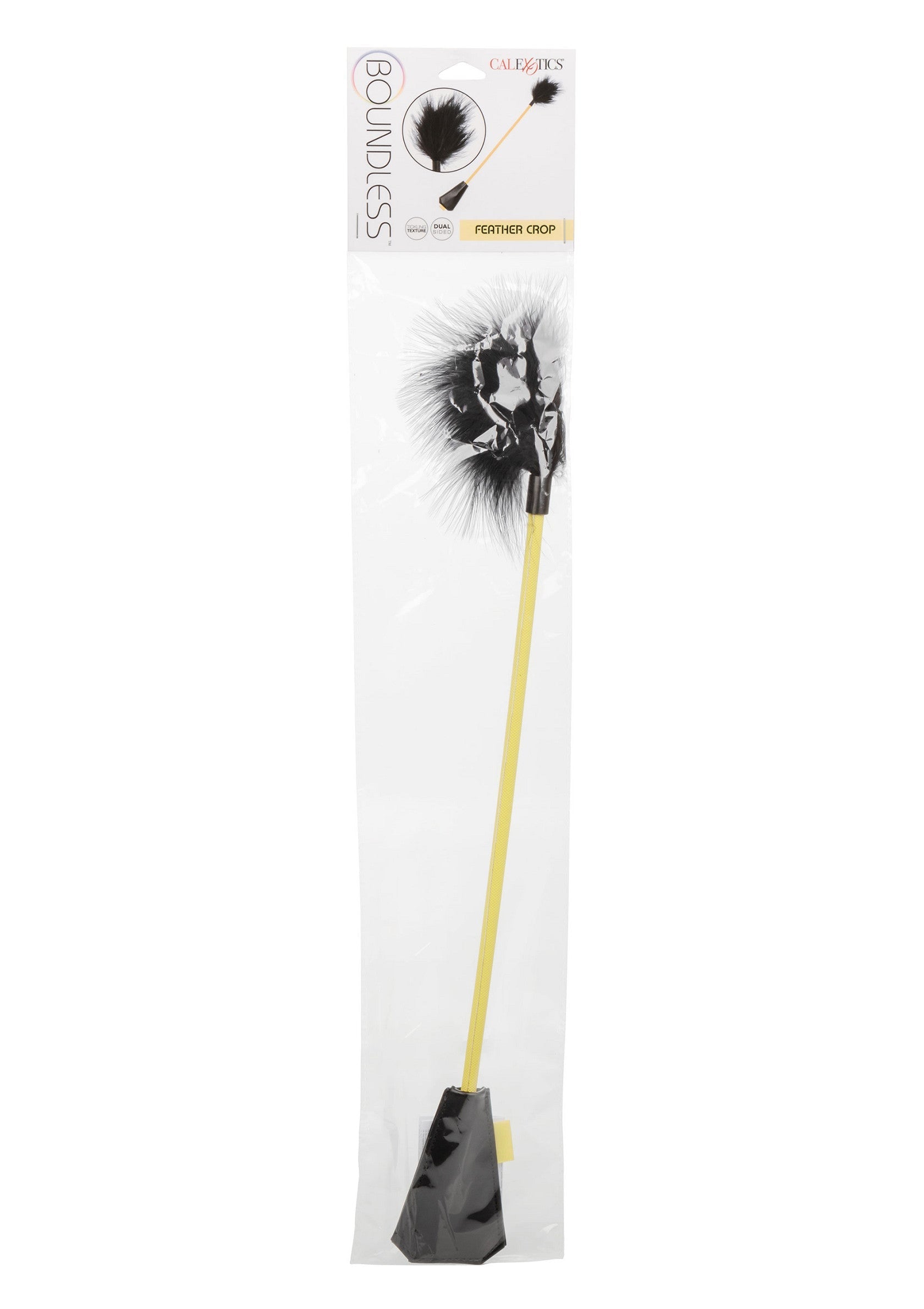 Cravache à plumes noire Boundless pour pimenter votre vie amoureuse. ; Boundless veren crop, perfect om je liefdesleven mee op te fleuren. ; Boundless feather crop to spice up your love life.