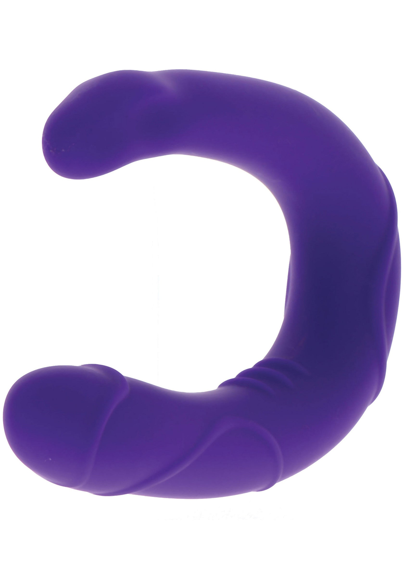 Vibromasseur double face violet pour des plaisirs intenses et variés.; Paarse dubbele stimulator voor intense en gevarieerde genoegens.; Purple double-sided vibrator for intense and varied pleasures.