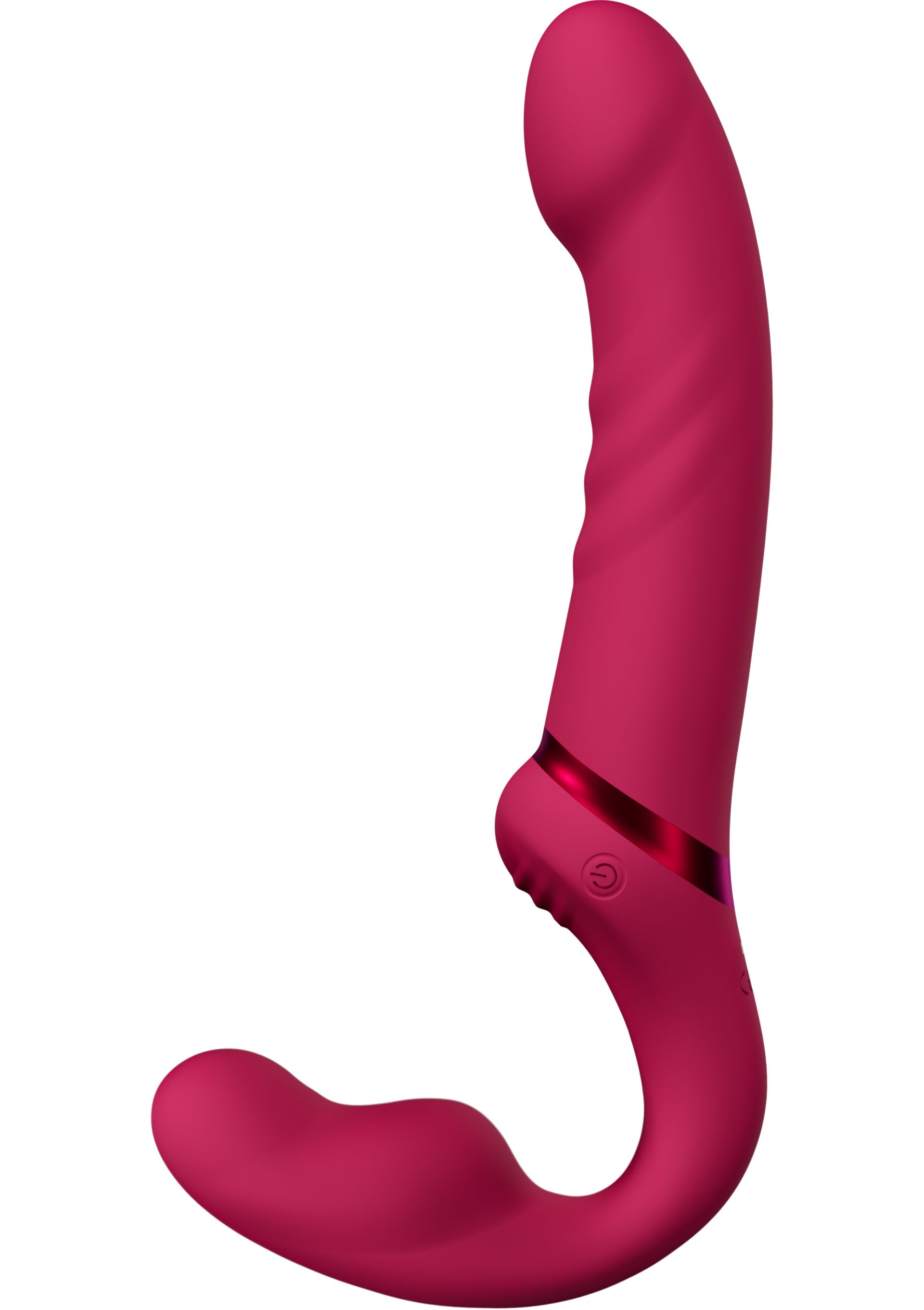 Vibromasseur rose pour le plaisir féminin et partagé.; Roze vibrator voor vrouwelijk en gedeeld genot.; Pink vibrator for feminine and shared pleasure.