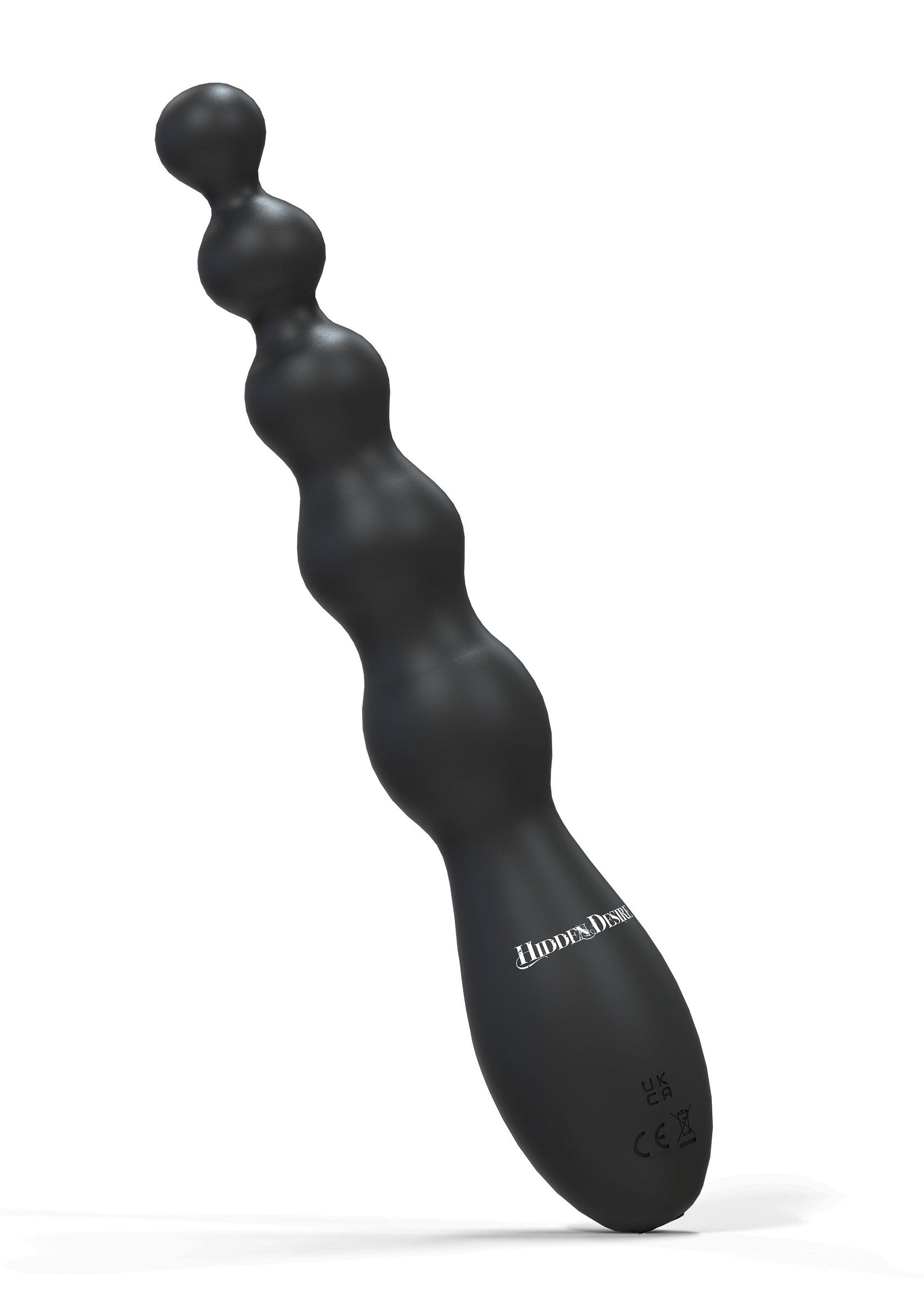 Plug anal noir à billes Hidden Desire pour une stimulation intense. Découvrez le plaisir ultime !; Zwarte anale plug met kralen van Hidden Desire voor intense stimulatie. Ontdek ultiem genot!; Black beaded anal plug by Hidden Desire for intense stimulation. Discover ultimate pleasure!