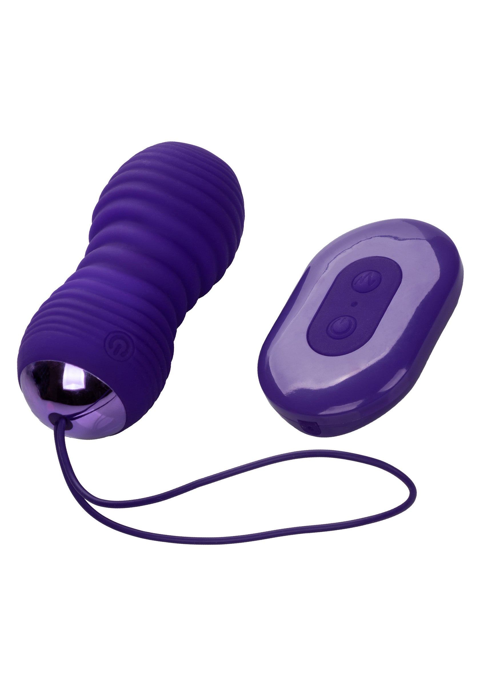 Masseur vibrant violet avec télécommande. Plaisir intense garanti!; Paarse vibrerende stimulator met afstandsbediening. Gegarandeerd intens genot!; Purple vibrating massager with remote control. Guaranteed intense pleasure!