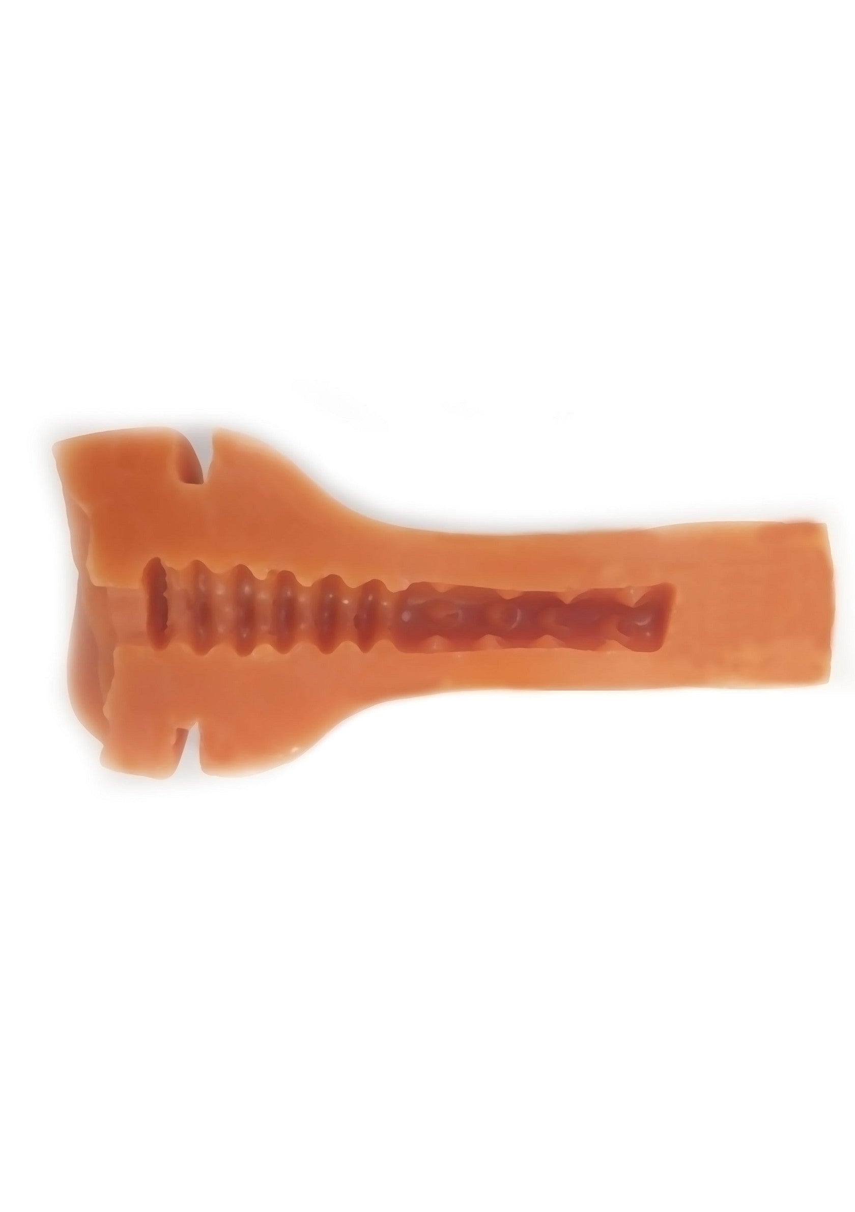Manchon de plaisir texturé réaliste pour une expérience intense.; Realistische getextureerde masturbator voor een intense ervaring.; Realistic textured masturbator sleeve for intense pleasure.