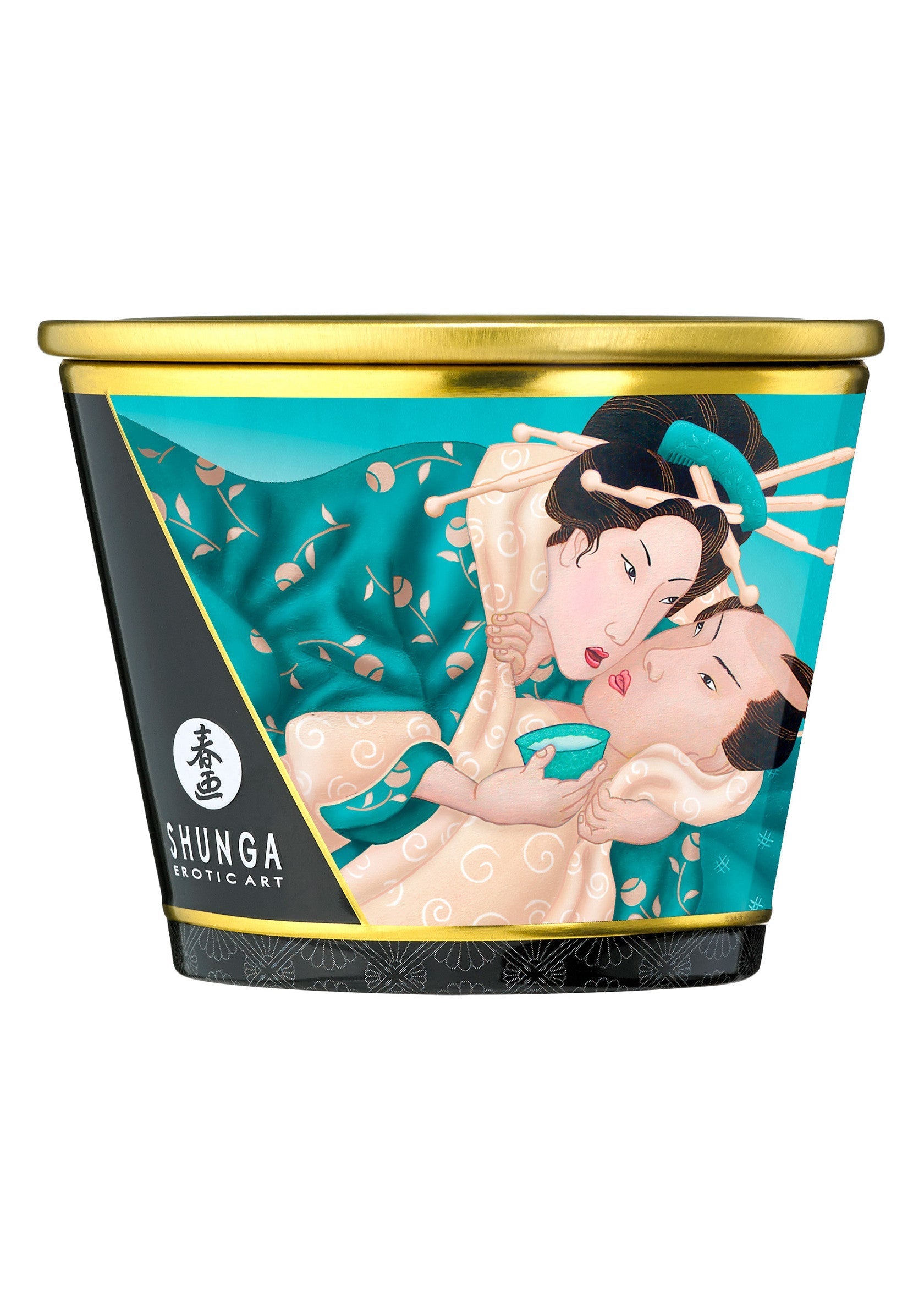 Boîte Shunga Erotic Art avec illustration érotique japonaise. Luxe et sensualité pour une expérience unique.; Shunga Erotic Art box met Japanse erotische illustratie. Luxe en sensualiteit voor een unieke ervaring.; Shunga Erotic Art box featuring Japanese erotic illustration. Luxury and sensuality for a unique experience.