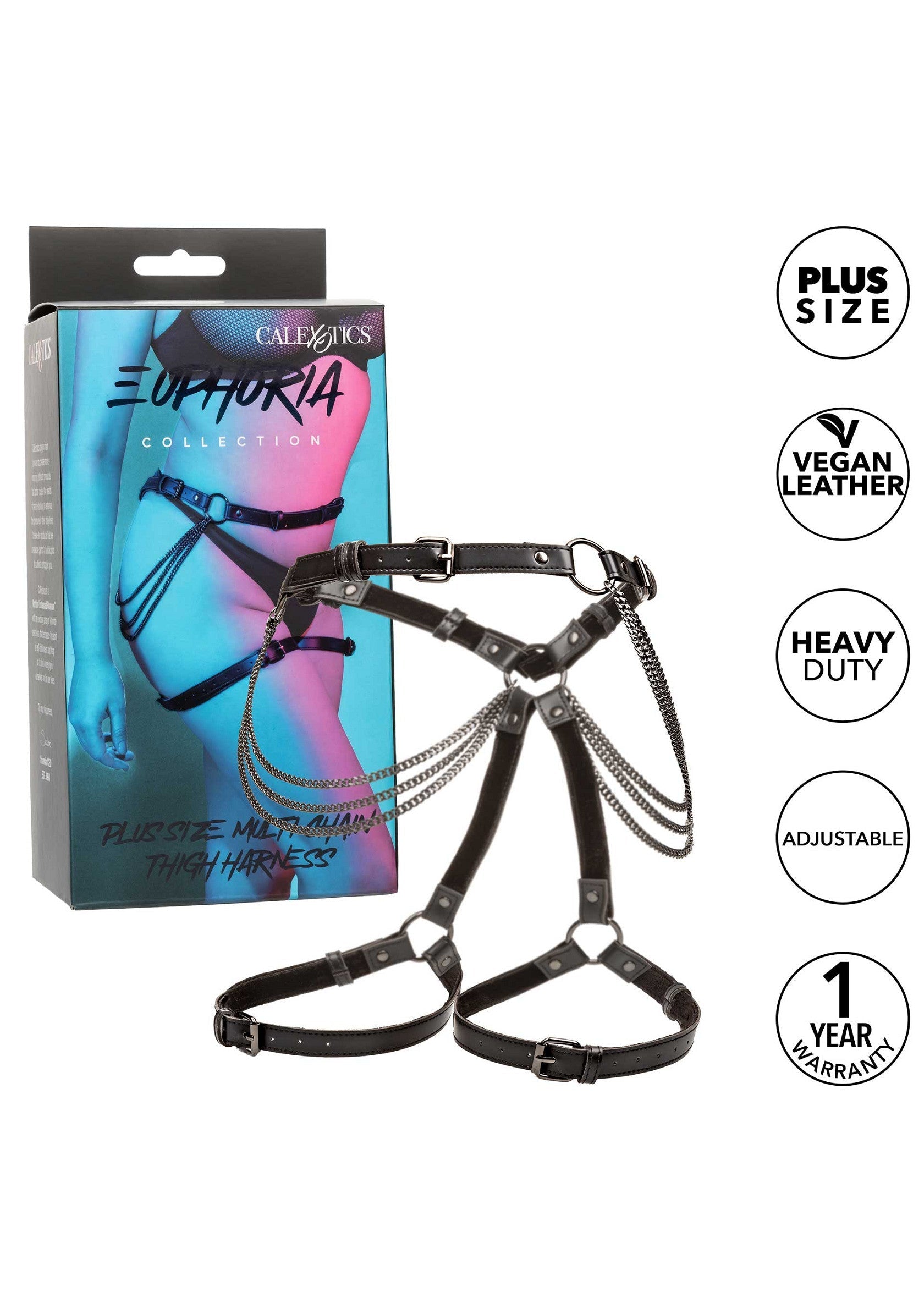 CalExotics Chain Thigh Harness Plus