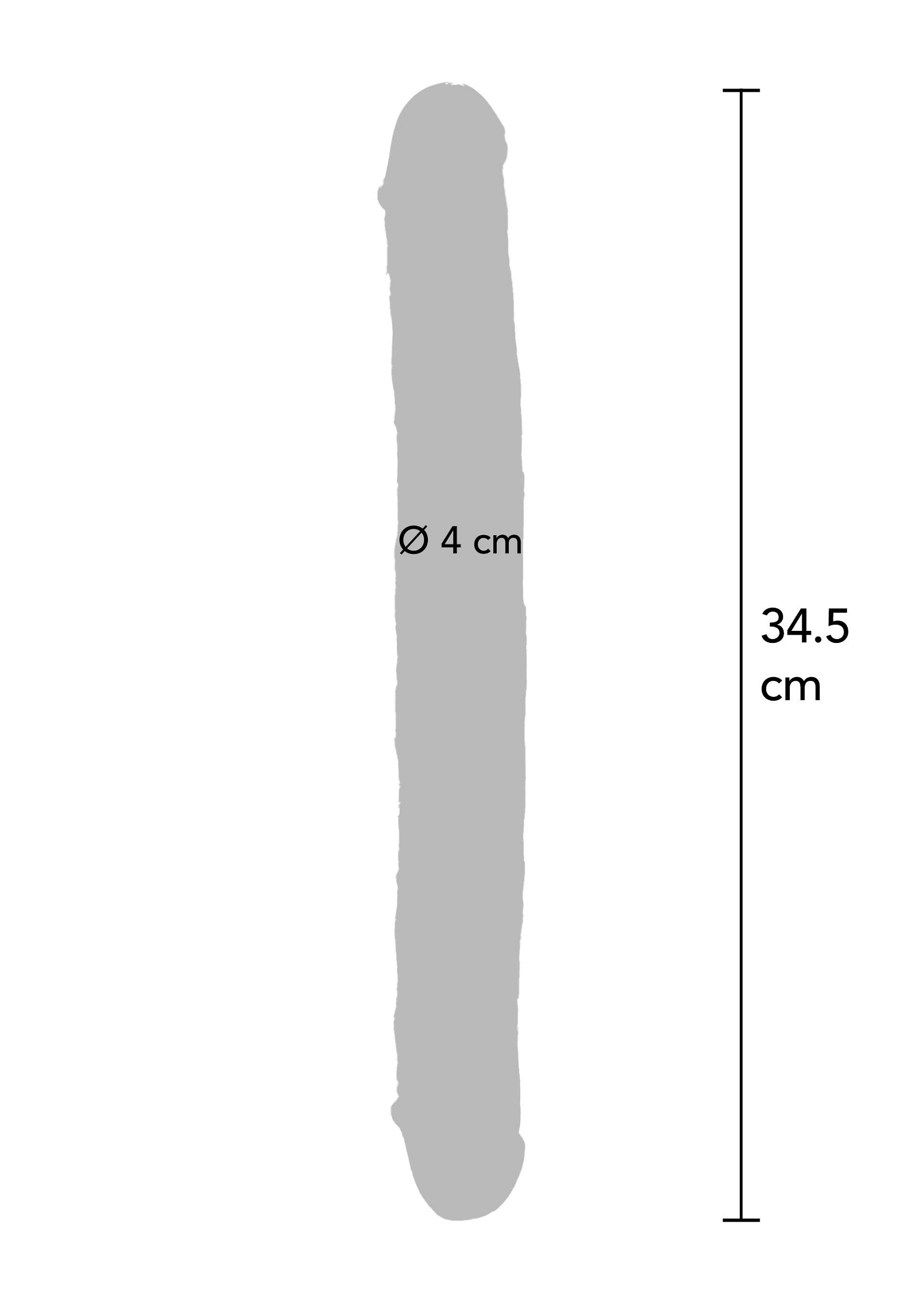 ToyJoy Clear Double Dong TPE 34.5 cm