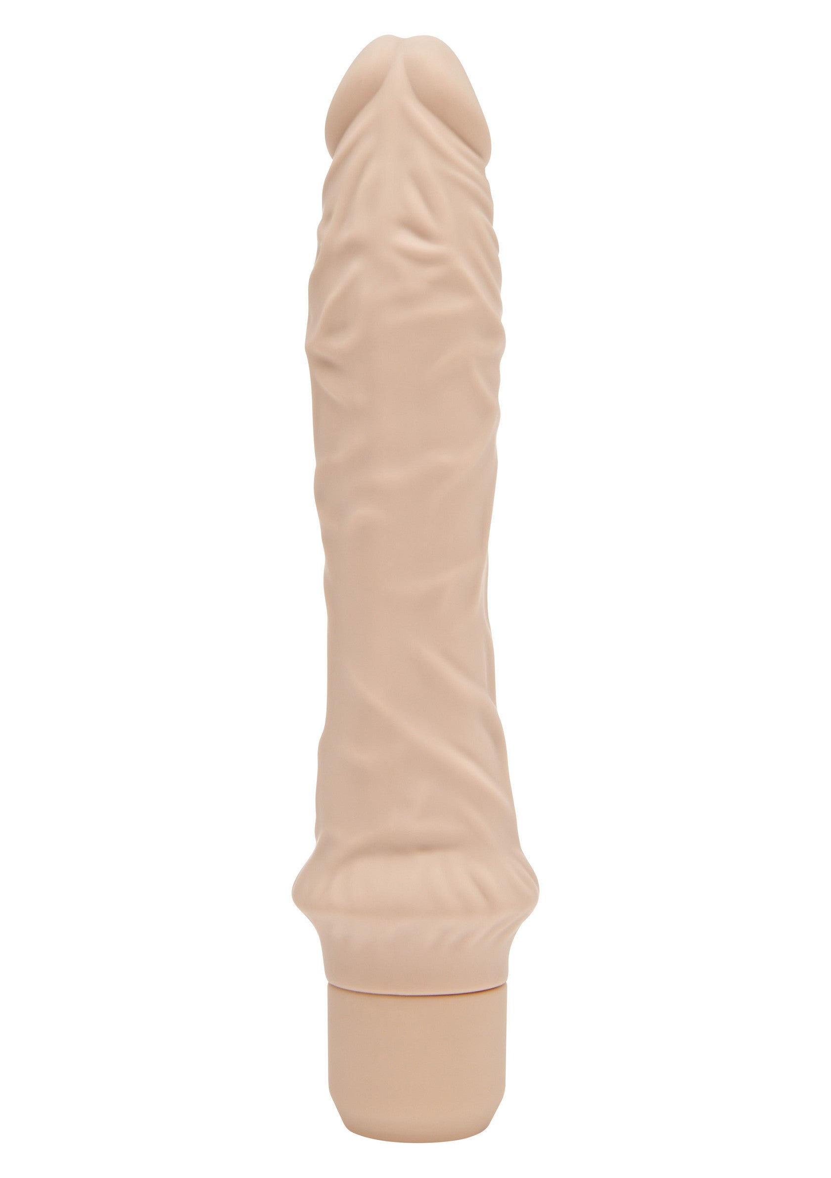 Gode texturé couleur chair pour des sensations intenses.; Vleeskleurige dildo met textuur voor intense sensaties.; Flesh-colored, textured dildo for intense sensations.