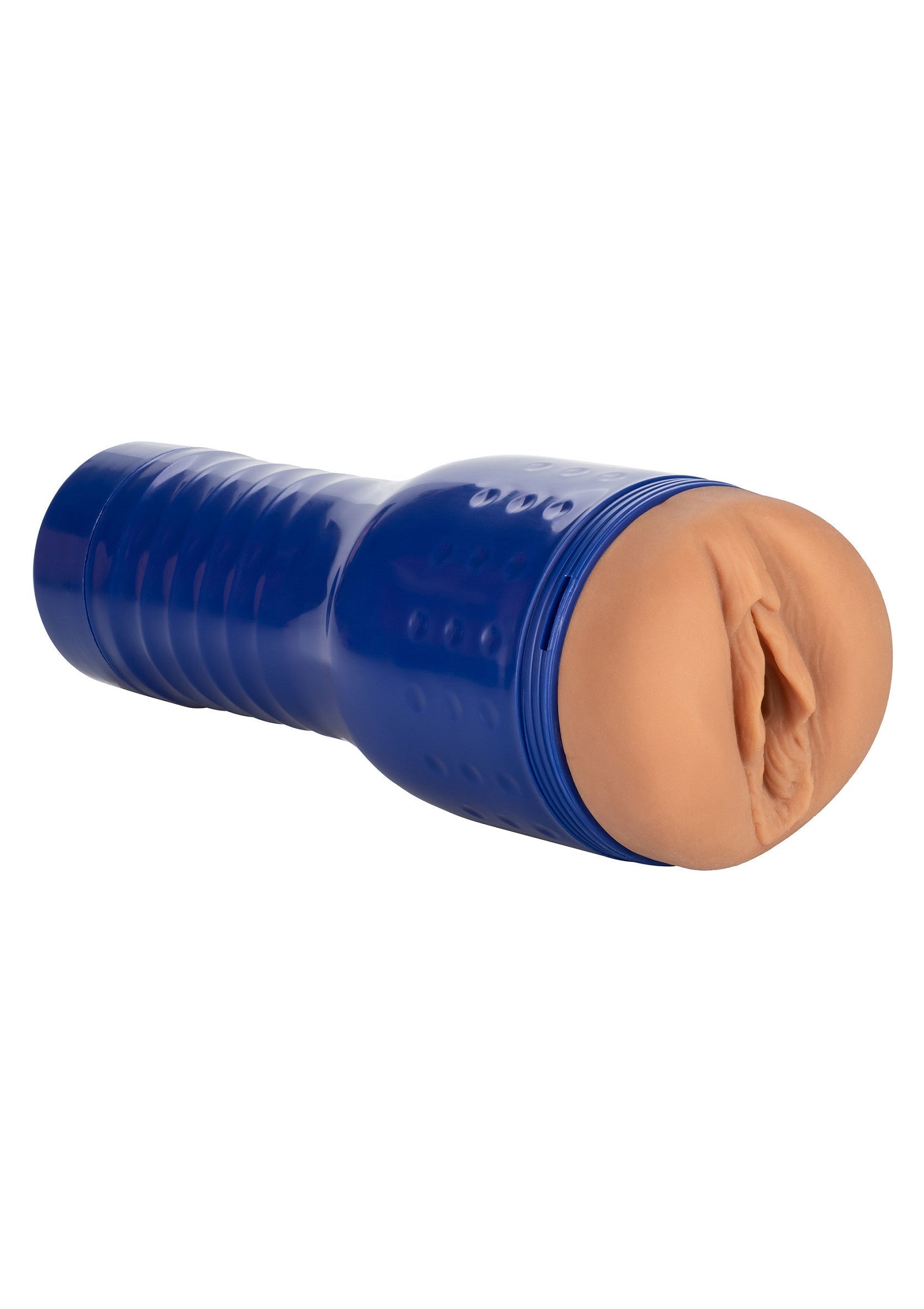 Masturbateur masculin bleu pour une expérience réaliste et intense. Plaisir garanti !; Blauwe mannelijke masturbator voor een realistische en intense ervaring. Gegarandeerd plezier!; Blue male masturbator for a realistic and intense experience. Guaranteed pleasure!