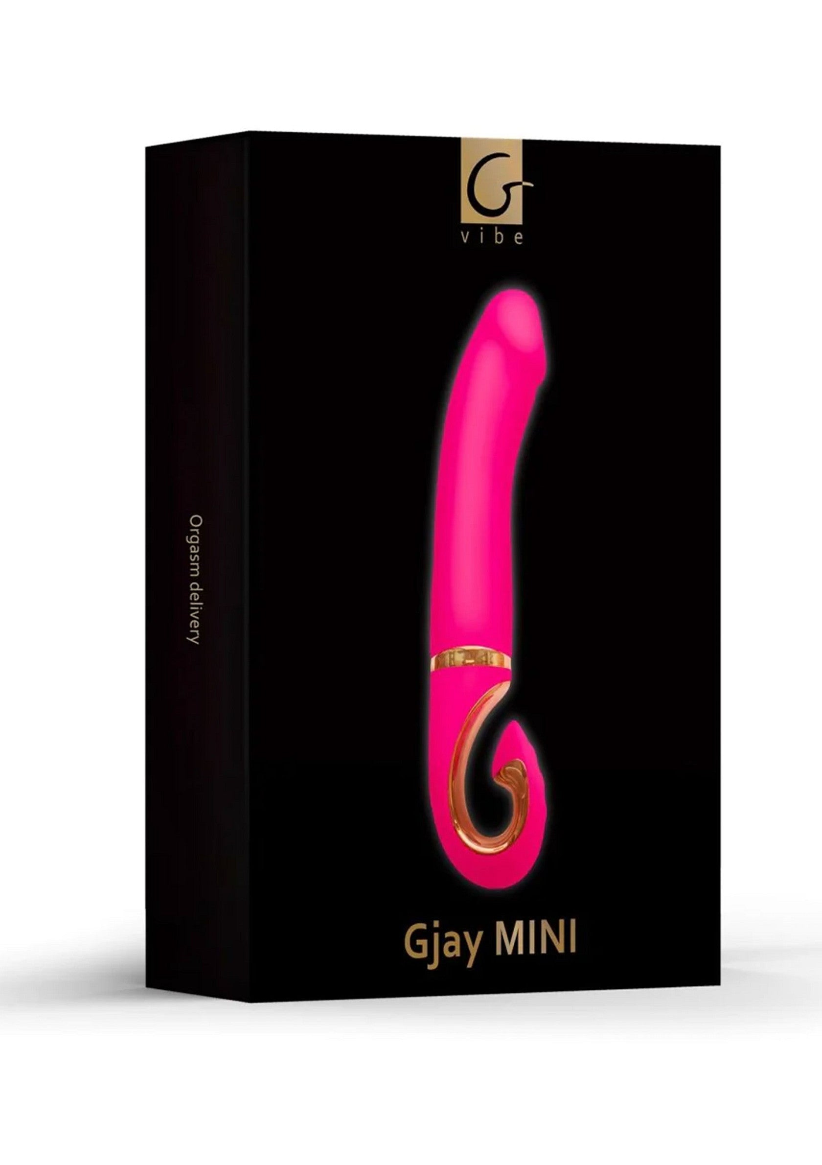 Gjay MINI vibe rose. Découvrez le plaisir avec ce vibromasseur élégant et compact.; Gjay MINI vibe roze. Ontdek genot met deze stijlvolle, compacte vibrator.; Gjay MINI vibe in pink. Discover pleasure with this stylish, compact vibrator.