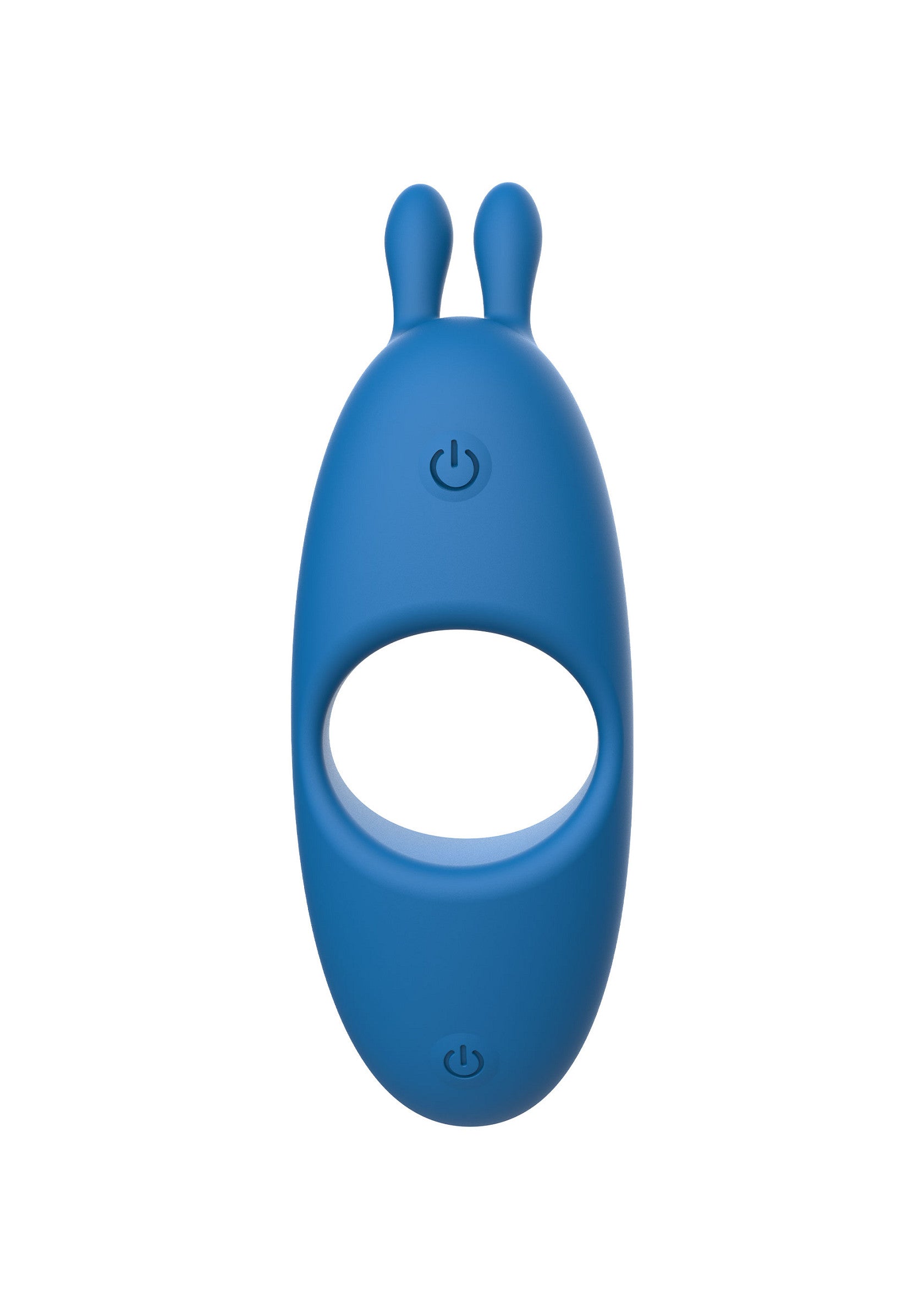 Anneau vibrant bleu avec oreilles de lapin pour des sensations intenses. Plaisir garanti!; Blauwe vibrerende ring met konijnenoren voor intense sensaties. Gegarandeerd plezier!; Blue vibrating ring with bunny ears for intense sensations. Guaranteed pleasure!