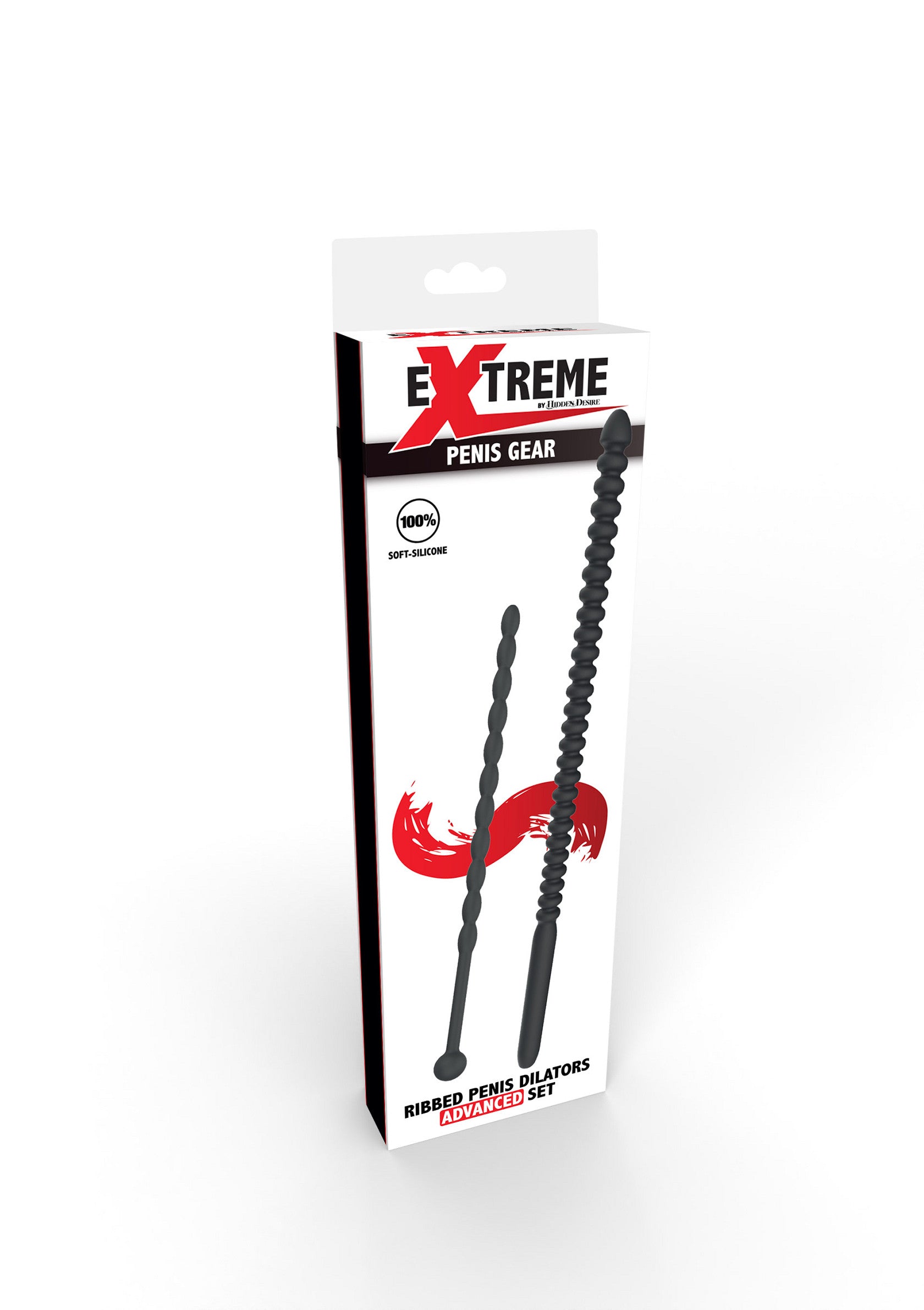 Ensemble de dilatateurs péniens à nervures Extreme Penis Gear, en silicone souple pour le plaisir et le jeu sexuel.; Extreme Penis Gear geribbelde penis dilatatorset, gemaakt van zachte siliconen voor plezier en seksueel spel.; Extreme Penis Gear ribbed penis dilator set, made from soft silicone for pleasure and sexual play.
