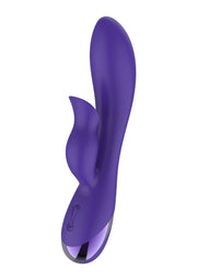 Vibromasseur vibrant violet pour le plaisir personnel. Découvrez des sensations intenses et un confort optimal.; Paarse vibrator voor persoonlijk genot. Ervaar intense sensaties en optimaal comfort.; Purple vibrator for personal pleasure. Experience intense sensations and optimal comfort.