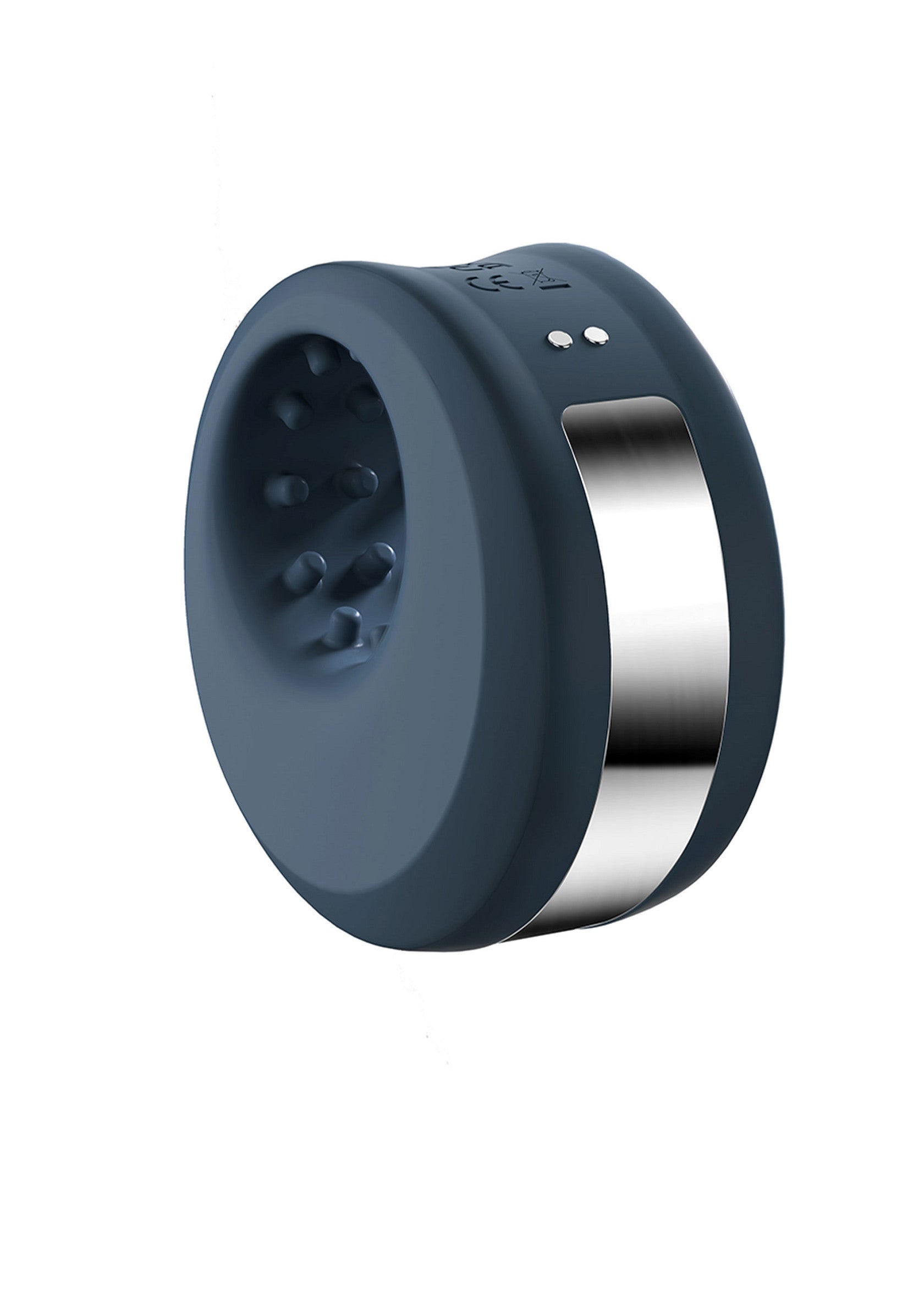 Anneau vibrant texturé pour homme. Intensifiez le plaisir avec ce jouet de couple. ; Getextureerde vibrerende ring voor mannen. Intensifieer het plezier met dit speeltje voor koppels.; Textured vibrating cock ring for men. Intensify the pleasure with this couples toy. 