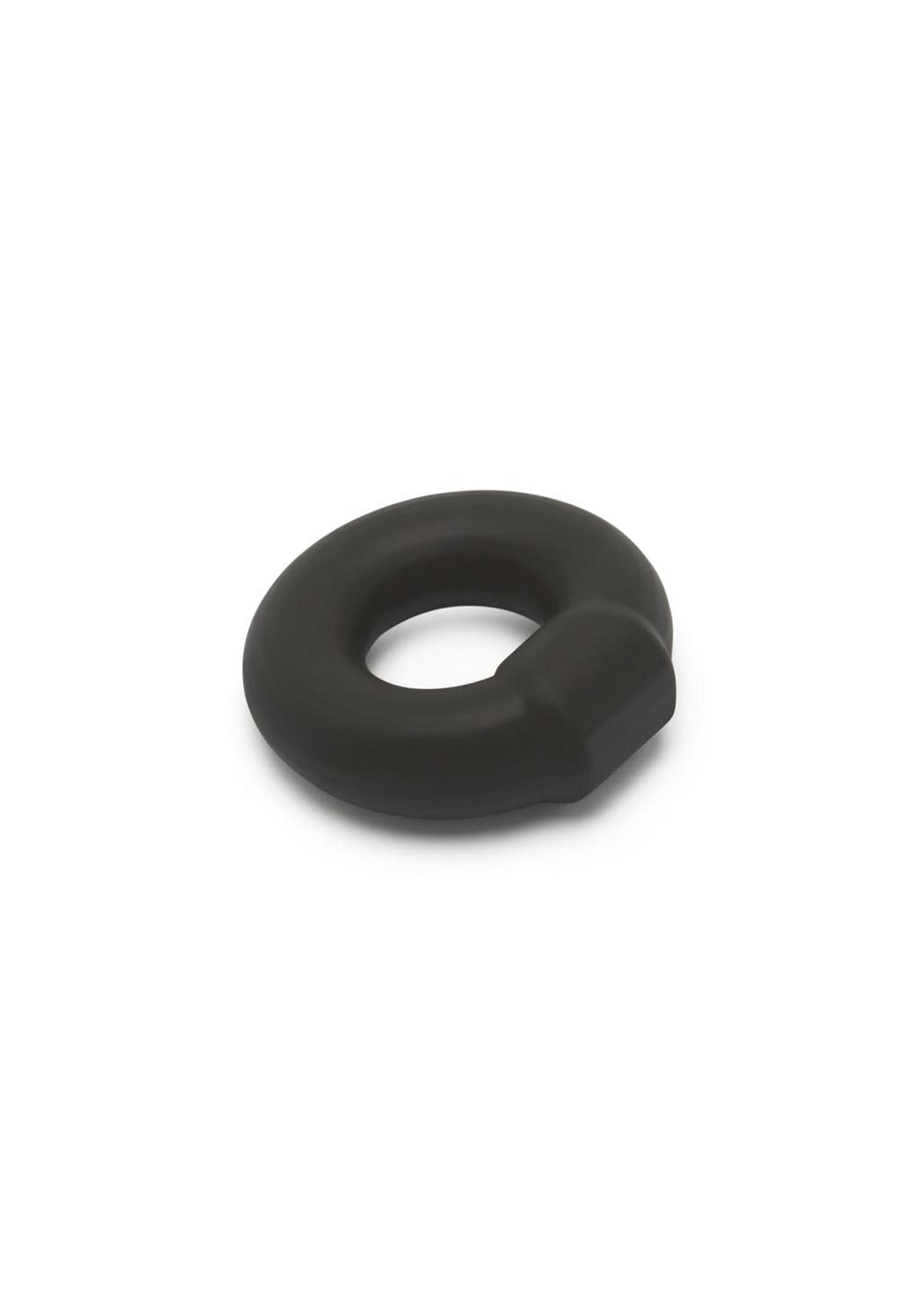 Anneau pénien noir pour hommes. Améliore les performances et le plaisir.; Zwarte penisring voor mannen. Verbetert prestaties en genot.; Black cock ring for men. Enhances performance and pleasure.