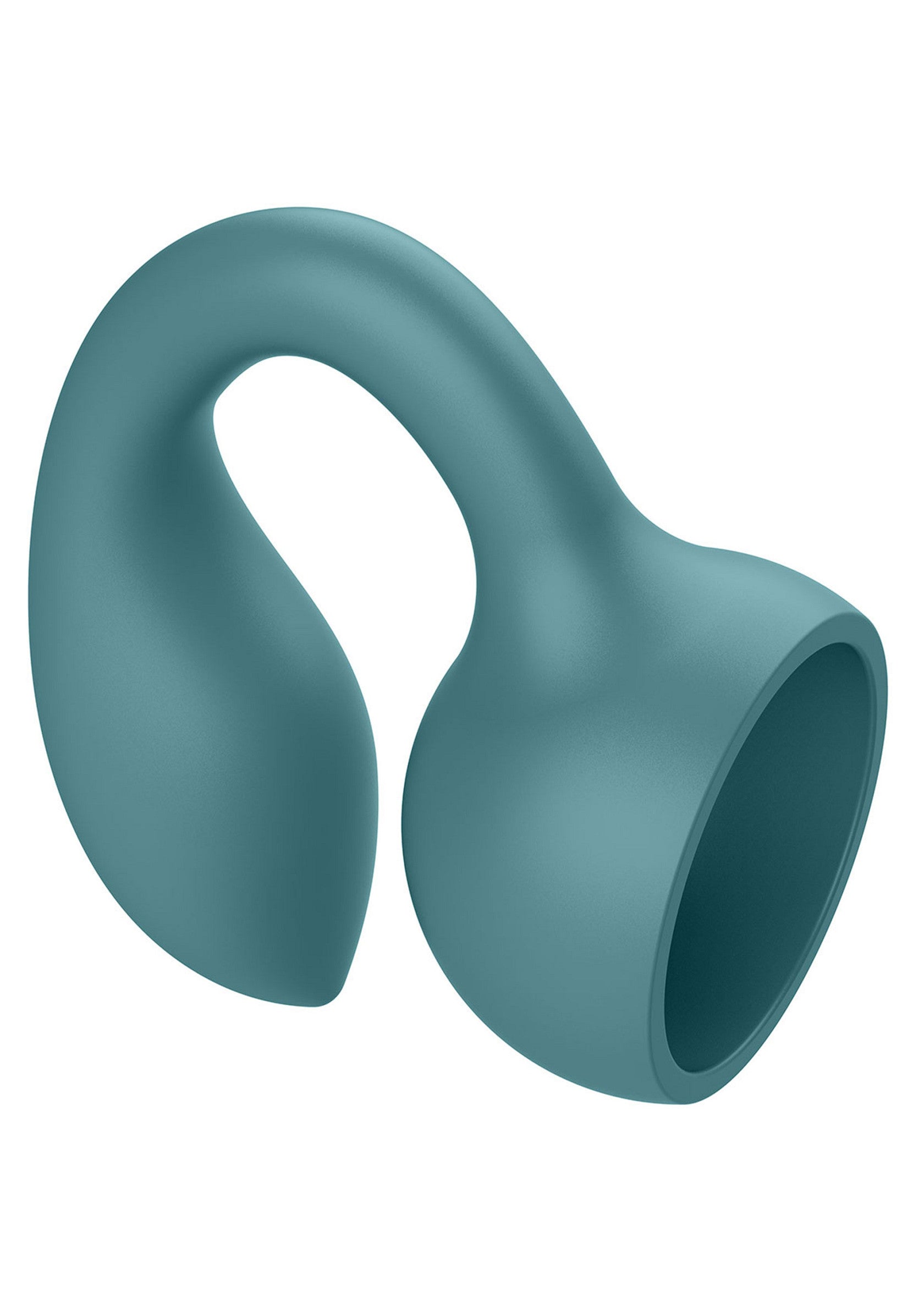 Manchon vibrant turquoise pour homme, pour des sensations intenses et un plaisir augmenté.; Turkooie vibrerende penis sleeve voor mannen, voor intense sensaties en meer plezier.; Teal vibrating penis sleeve for men, for intense sensations and increased pleasure.