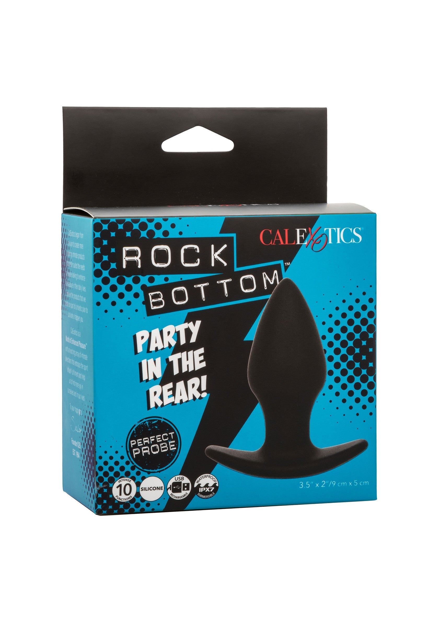 Plug anal Rock Bottom pour des sensations intenses. Explorez de nouvelles limites avec ce jouet en silicone de qualité.; Rock Bottom buttplug voor intense sensaties. Verken nieuwe grenzen met dit kwaliteitsspeeltje van siliconen.; Rock Bottom anal plug for intense sensations. Explore new limits with this quality silicone toy.