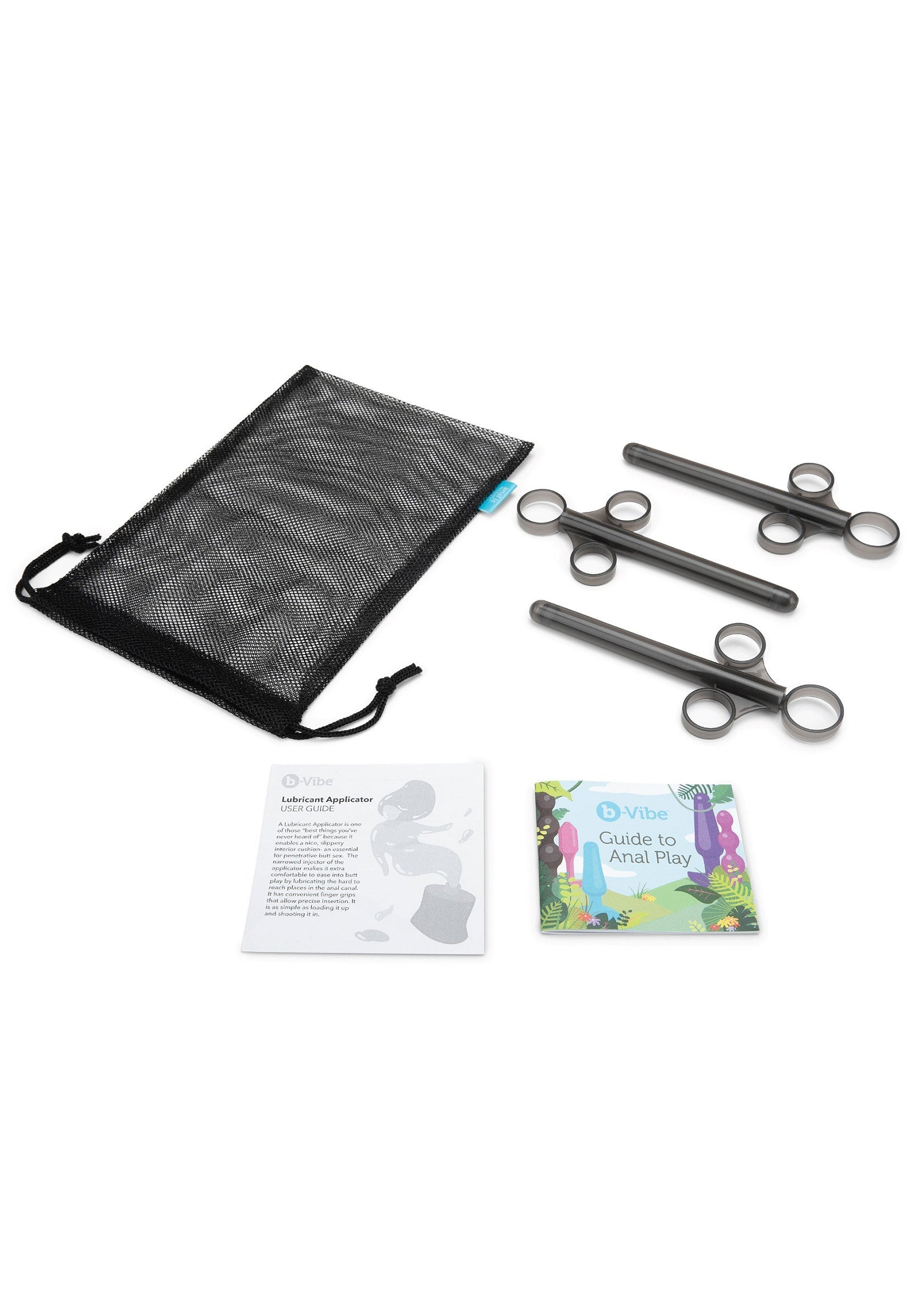 Kit de jeu anal Vibe avec sac de rangement et guide. Jouets sexuels pour adultes.; Vibe anaal speeltjes kit met opbergtas en handleiding. Sexy speeltjes voor volwassenen.; Vibe anal play set with storage bag and guide. Adult sex toys for pleasure.