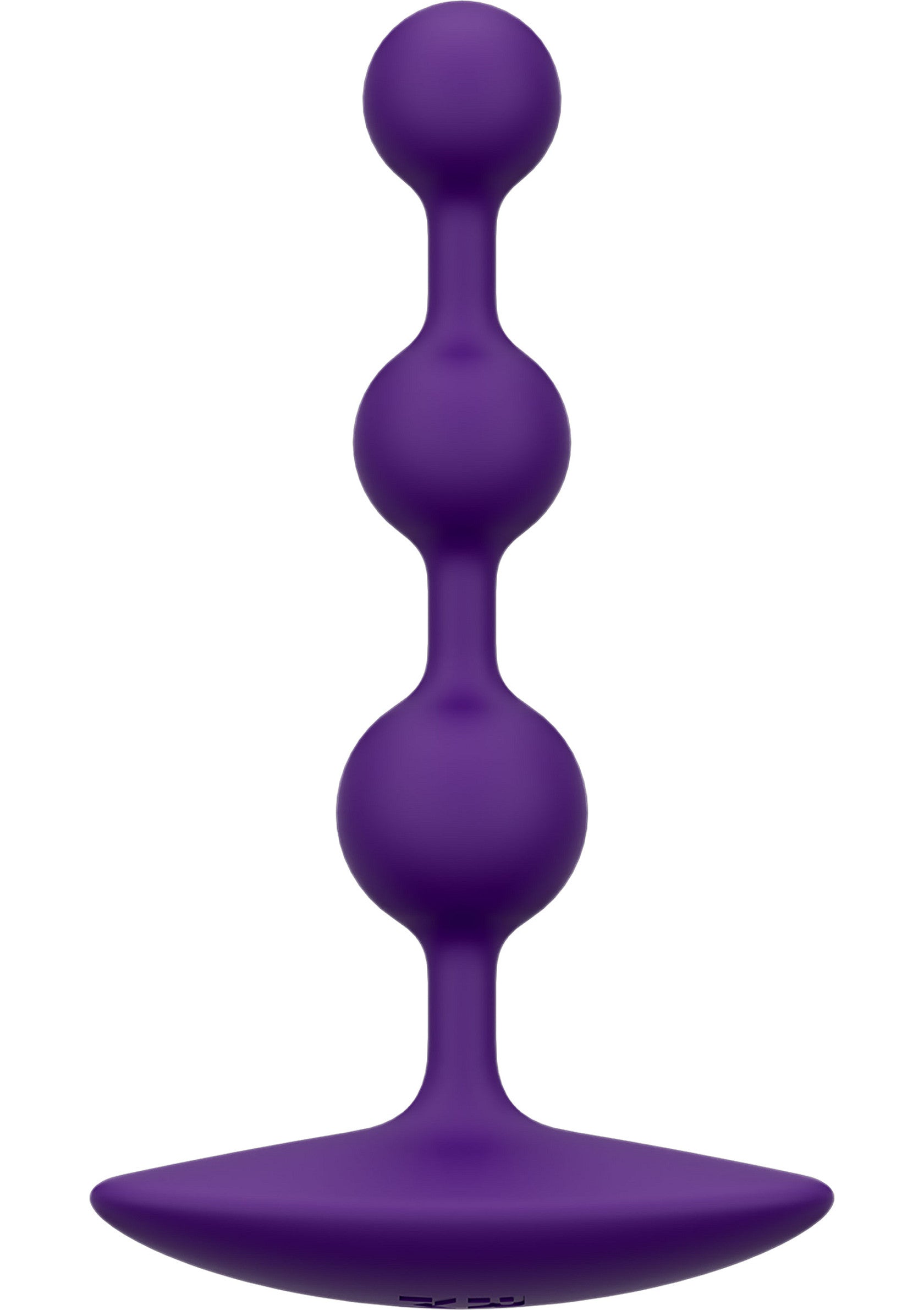Plug anal violet avec trois boules. Découvrez le plaisir anal avec ce jouet discret et élégant.; Paarse anale plug met drie ballen. Ontdek anale plezier met dit discrete en elegante speeltje.; Purple anal plug with three beads. Discover anal pleasure with this discreet and elegant toy.