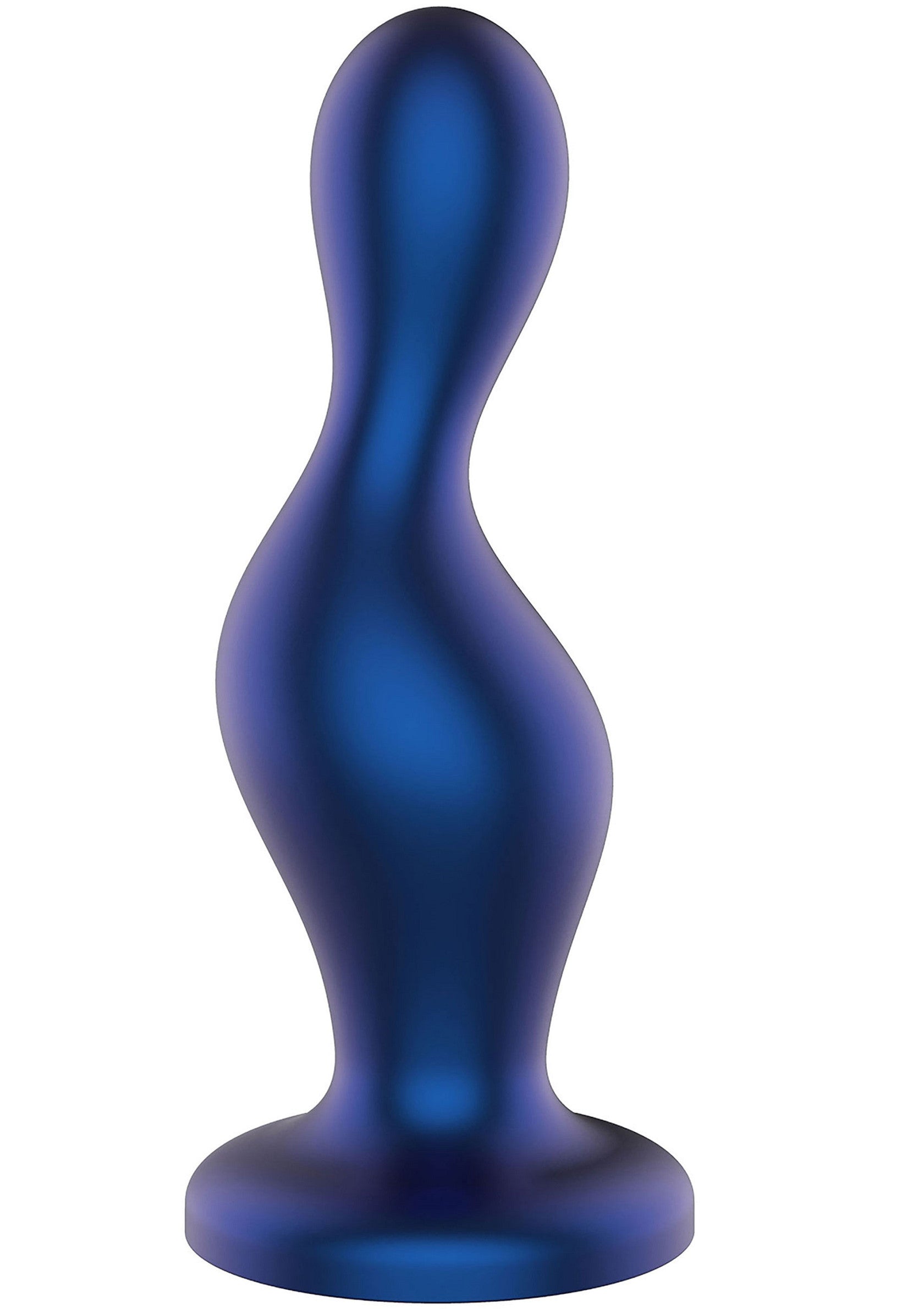 Plug anal bleu élégant pour le plaisir. Découvrez le confort et la stimulation avec ce design unique.; Elegante blauwe anale plug voor genot. Ervaar comfort en stimulatie met dit unieke ontwerp.; Sleek blue anal plug for pleasure. Experience comfort and stimulation with this unique design.