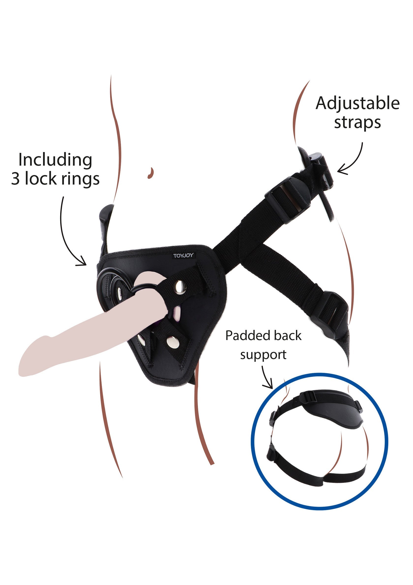 ToyJoy Strap-On Full Cover Harness