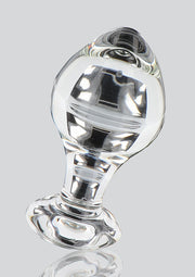 Plug anal en verre transparent pour une sensation lisse et luxueuse. Découvrez le plaisir en toute clarté!; Transparante glazen buttplug voor een glad en luxueus gevoel. Ontdek het plezier in alle helderheid!; Clear glass butt plug for a smooth and luxurious sensation. Discover pleasure in all clarity!